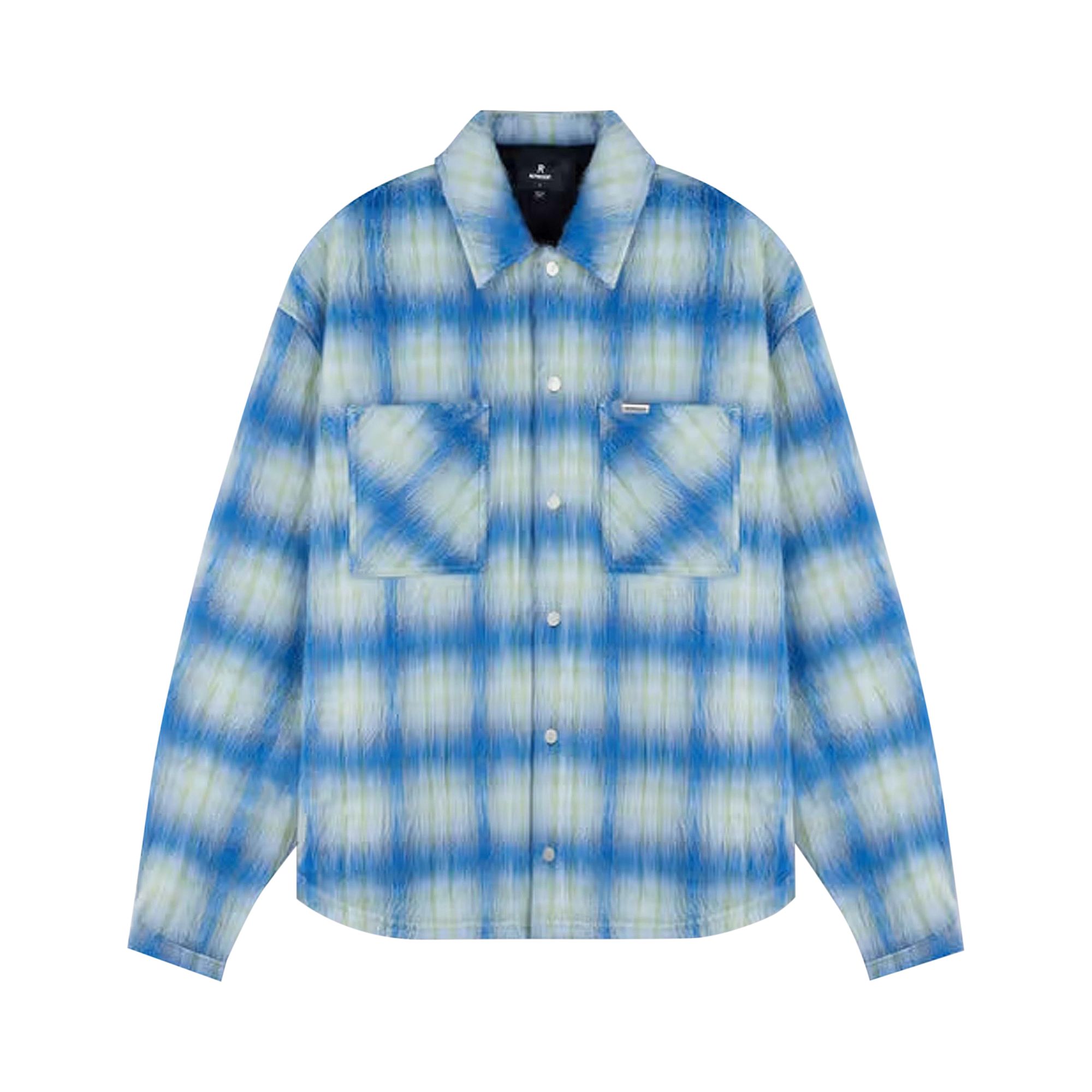 Pre-owned Represent Clo Textured Overshirt 'electric Blue' | Men's Size M