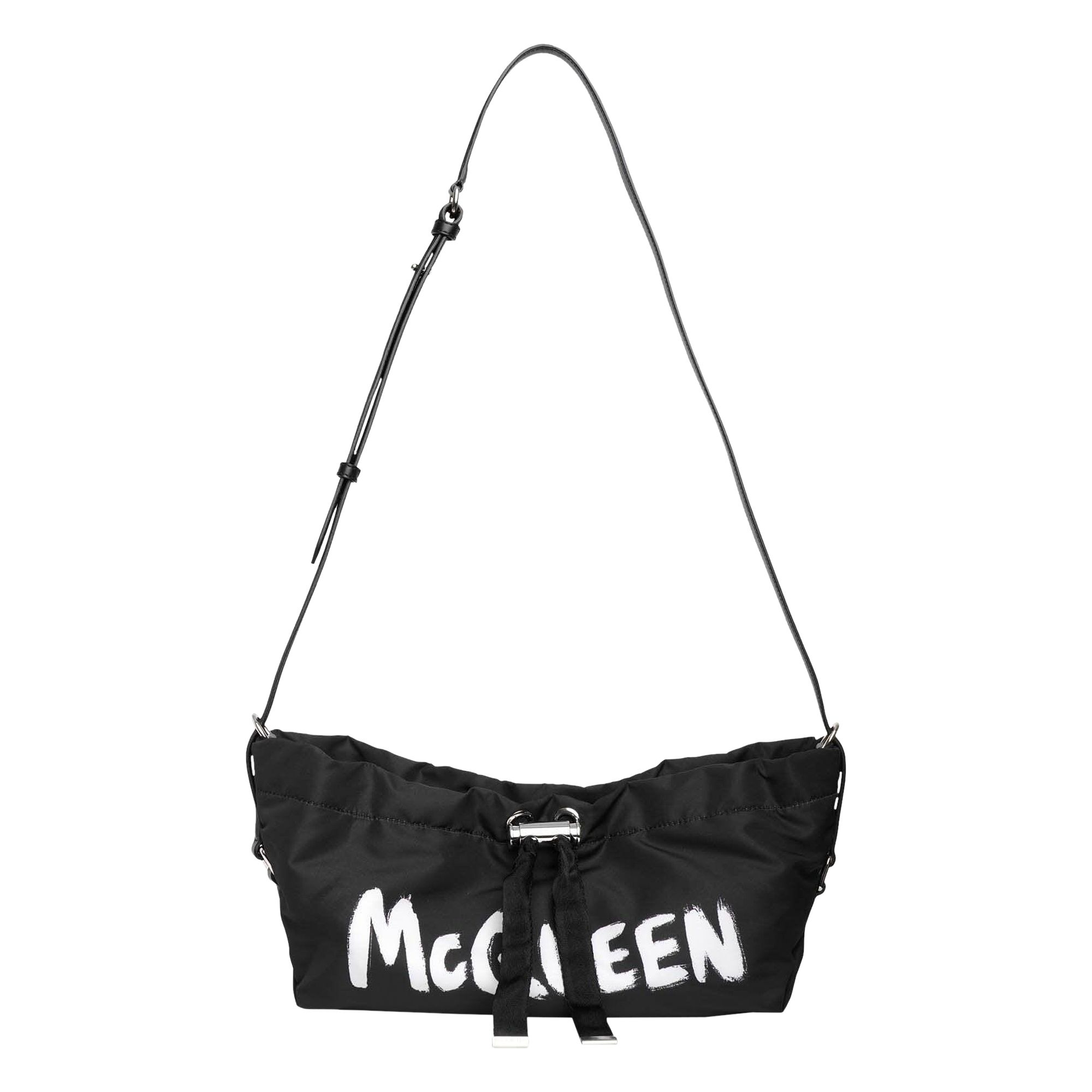 Pre-owned Alexander Mcqueen Small Bundle Graffiti Bag 'black' | Women's Size Onesize
