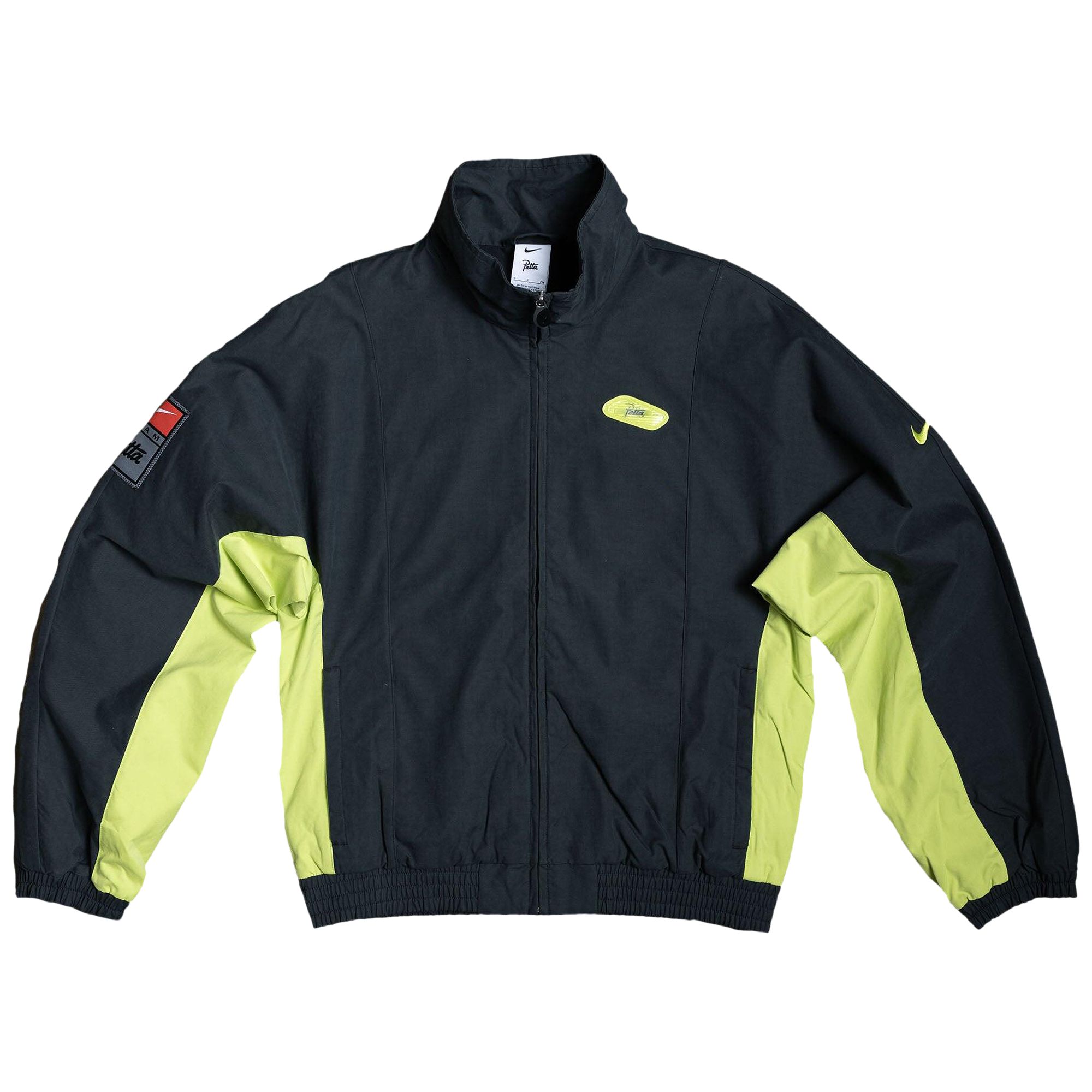 Pre-owned Nike X Patta Track Jacket 'black/cyber' | Men's Size L