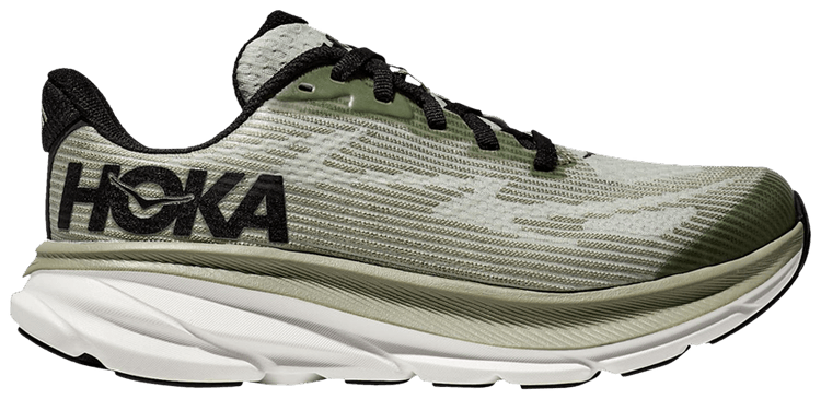 HOKA Clifton 9 Kids Sea Moss Forest Lichen