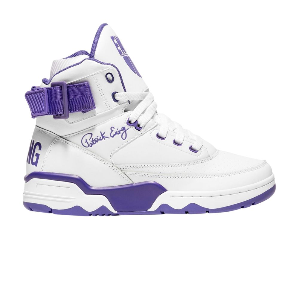 Pre-owned Ewing 33 High 'white Ultra Violet' | Men's Size 11