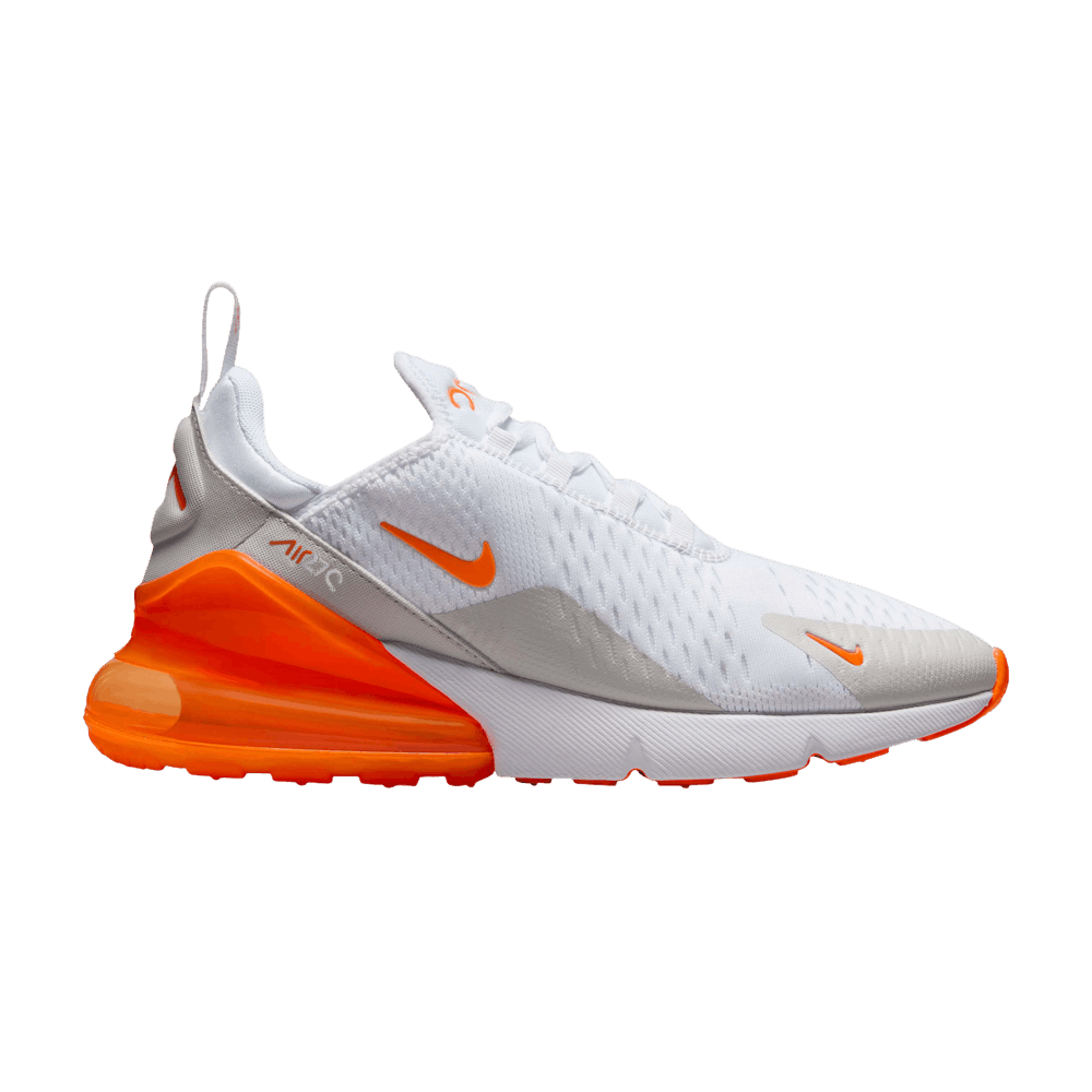nike 270 womens white orange