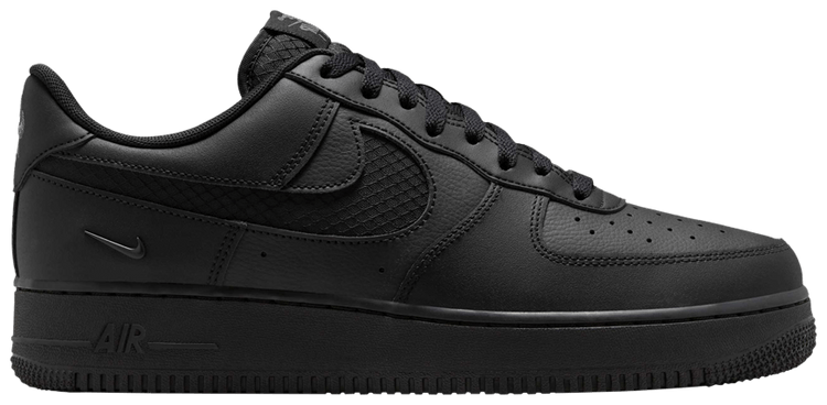 Nike Air Force 1 Low Triple Black Ripstop