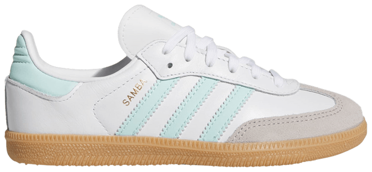 Adidas Samba OG C White Semi Flash Aqua