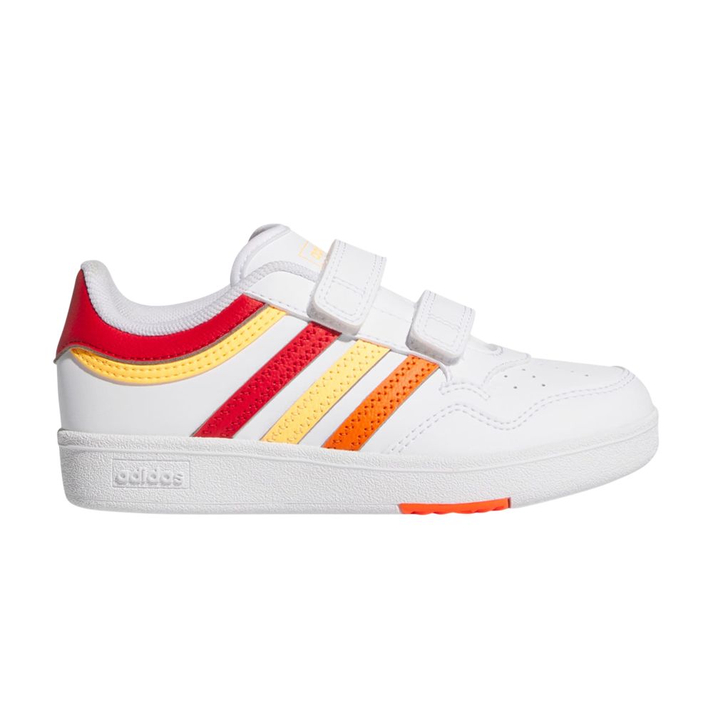 adidas Hoops 4.0 C 'White Scarlet Flash Orange' | Kid's Size 10.5 - JQ7866