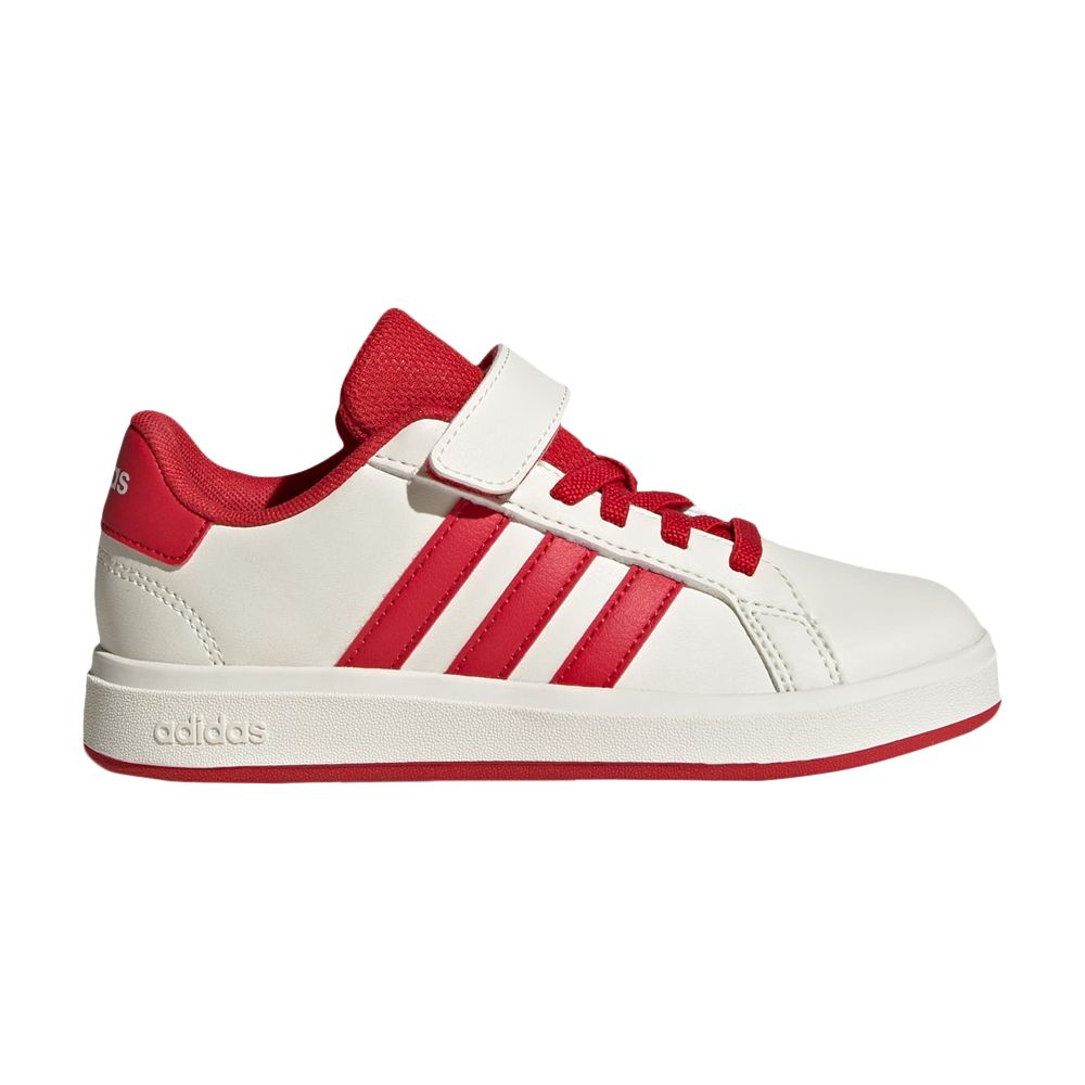 adidas Grand Court 2.0 C 'Off White Collegiate Red' | Kid's Size 10.5 - JQ8003