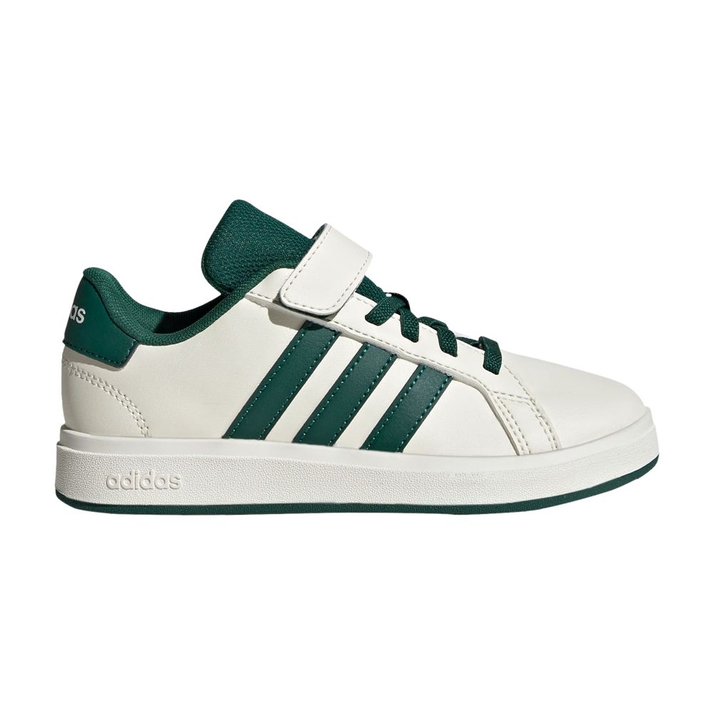 adidas Grand Court 2.0 C 'Off White Collegiate Green' | Kid's Size 12.5 - JQ8004