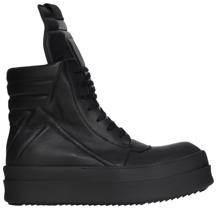 Rick Owens Concordians Mega Bumper Geobasket All Black