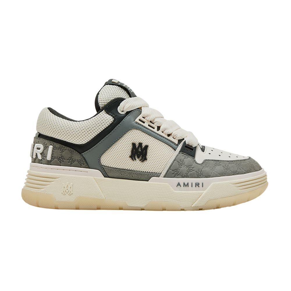 Pre-owned Amiri Ma-1 'quad Monogram Debossed - Grey' | Men's Size 45