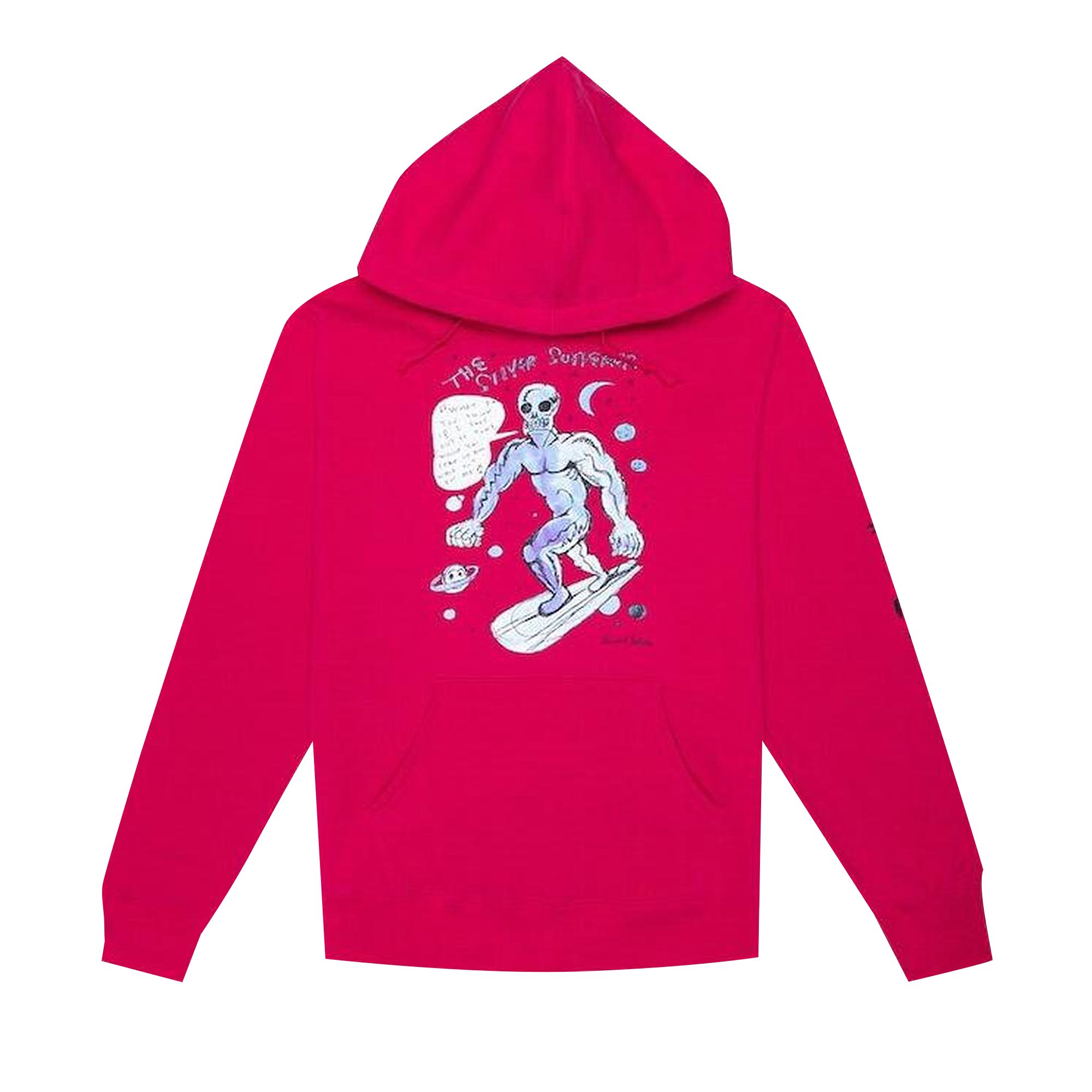 Pre-owned Supreme X Daniel Johnston Hooded Sweatshirt 'fuchsia' | Pink | Men's Size Xl
