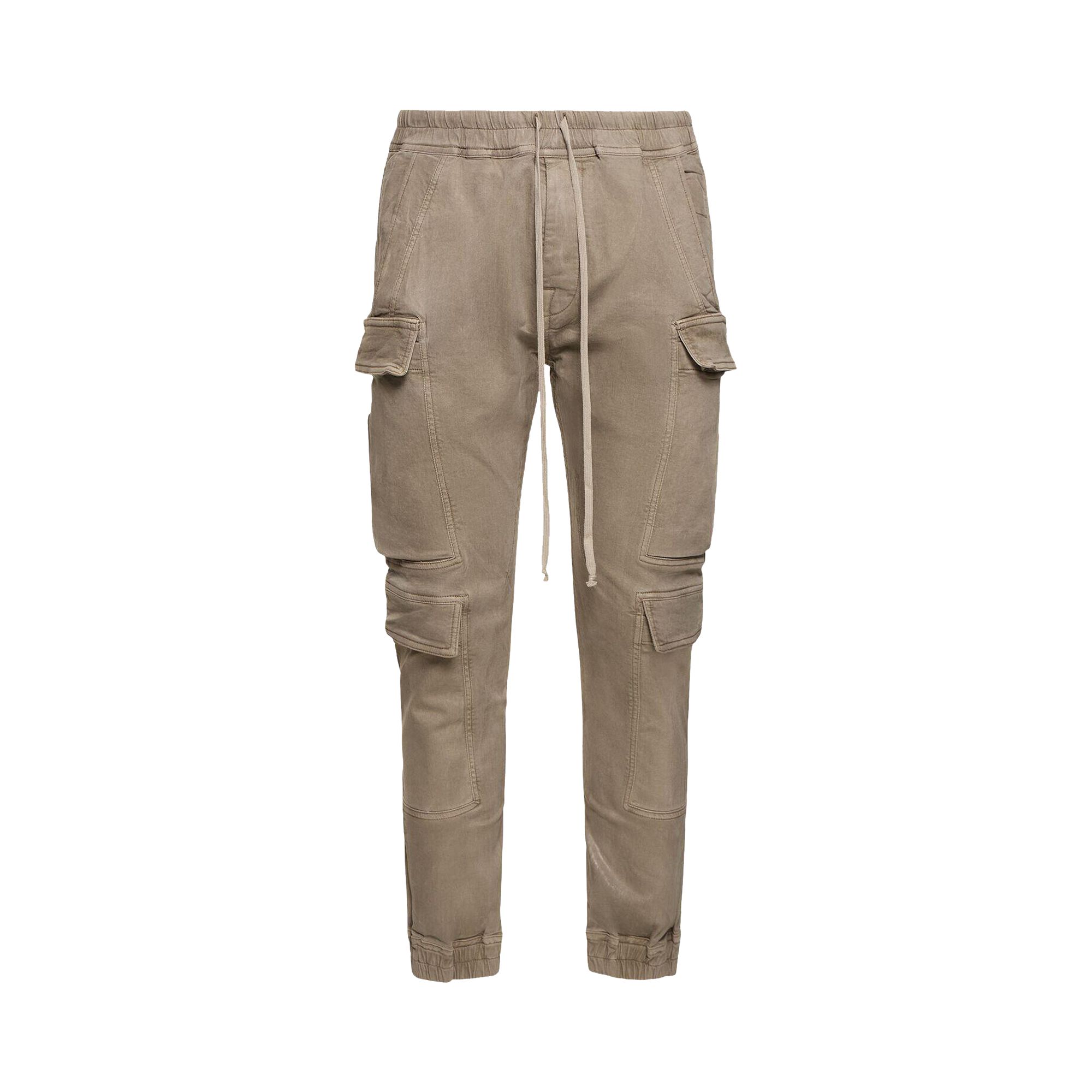 Pre-owned Rick Owens Drkshdw Mastodon Megacargo Pants 'pearl' | Grey | Men's Size S In Gray