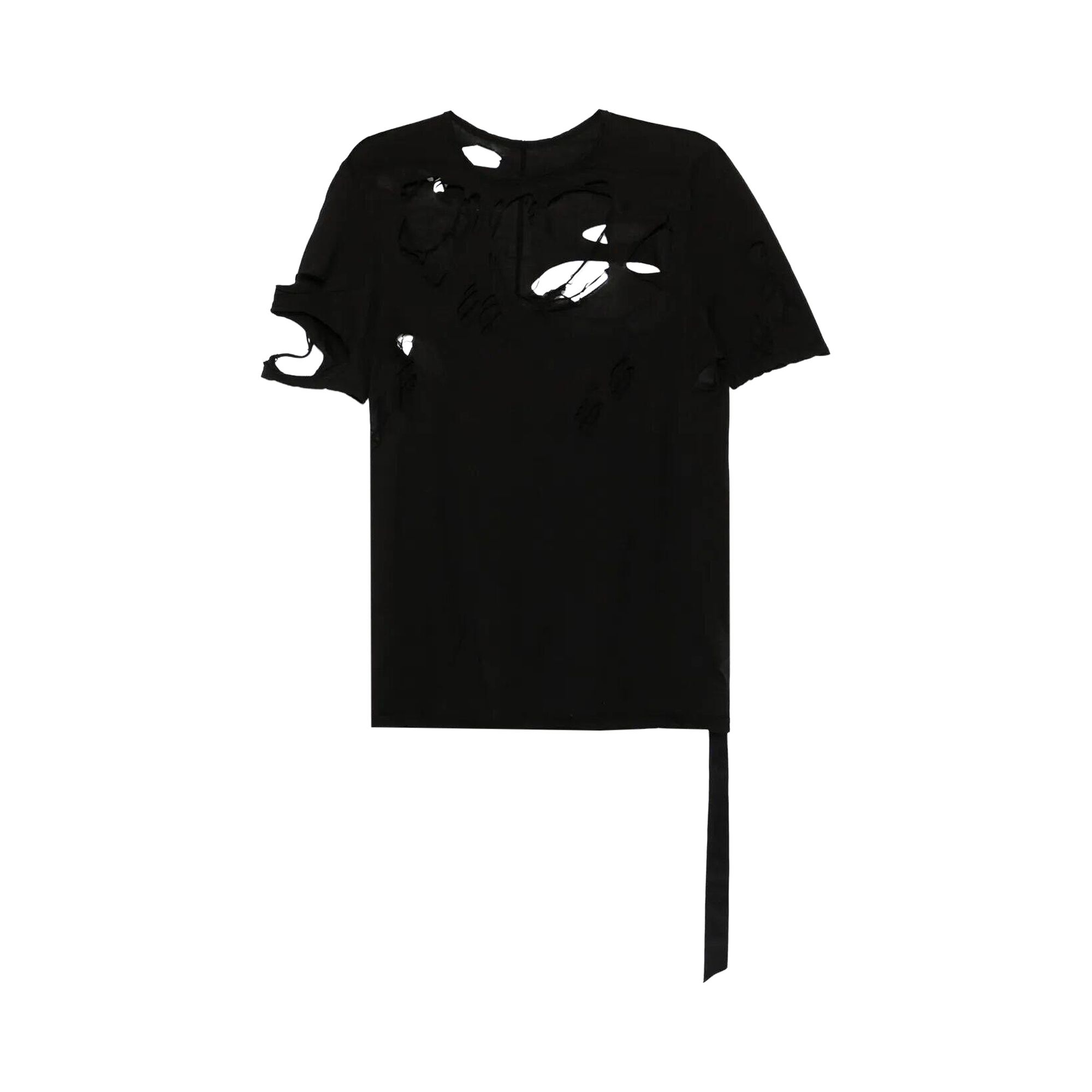 Pre-owned Rick Owens Drkshdw Destroyed Level T-shirt 'black' | Men's Size M
