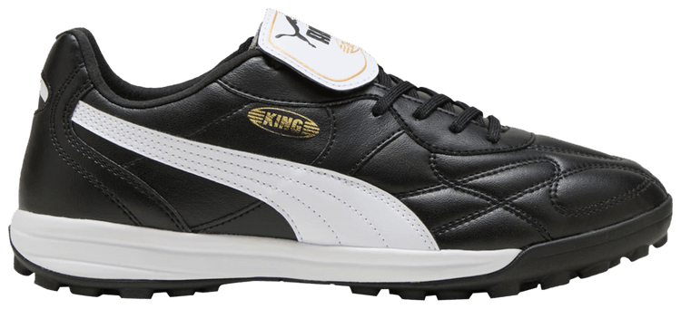 Puma King Top TT Black White