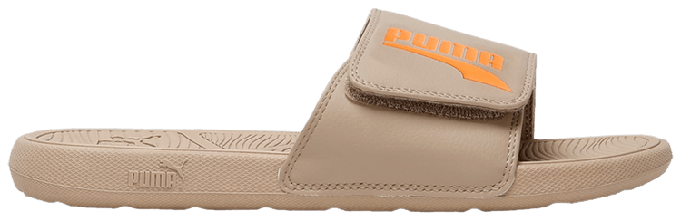 Puma Cool Cat 20 FS Slide Ice Coffee Orange Glo