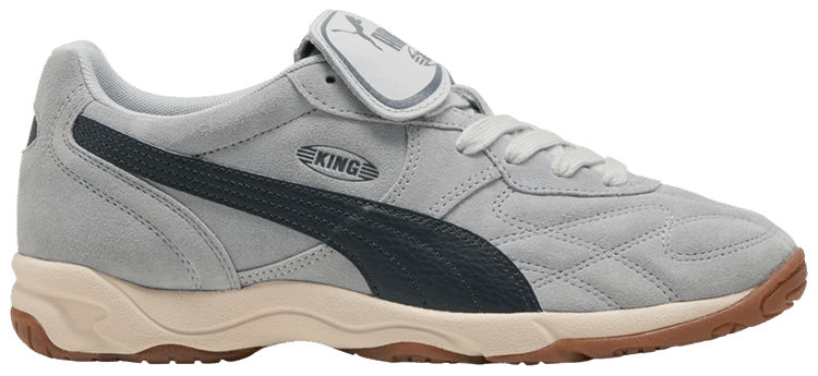 Puma King Indoor Suede Grey Echo Alpine Snow