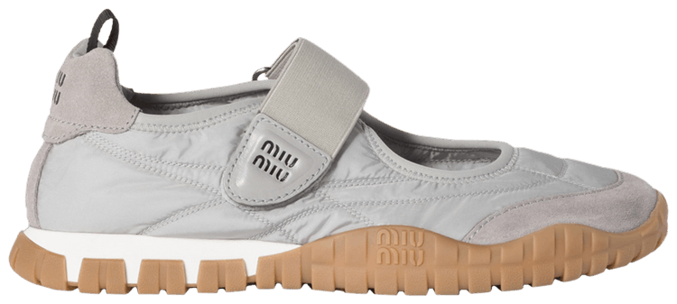 Miu Miu Wmns Tyre Ballerinas Cloudy Grey