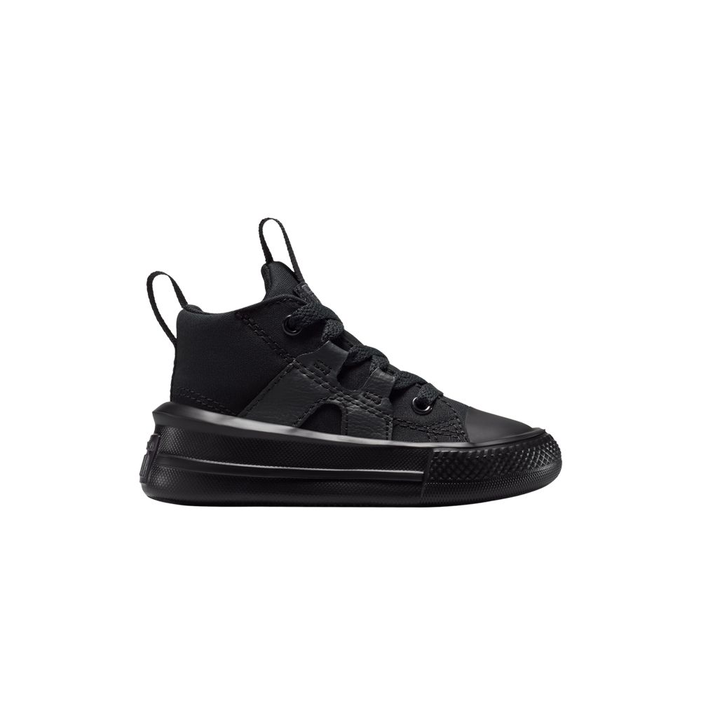 Pre-owned Converse Chuck Taylor All Star Ultra Mid Td 'foundational Canvas - Almost Black' | Infant Size 7
