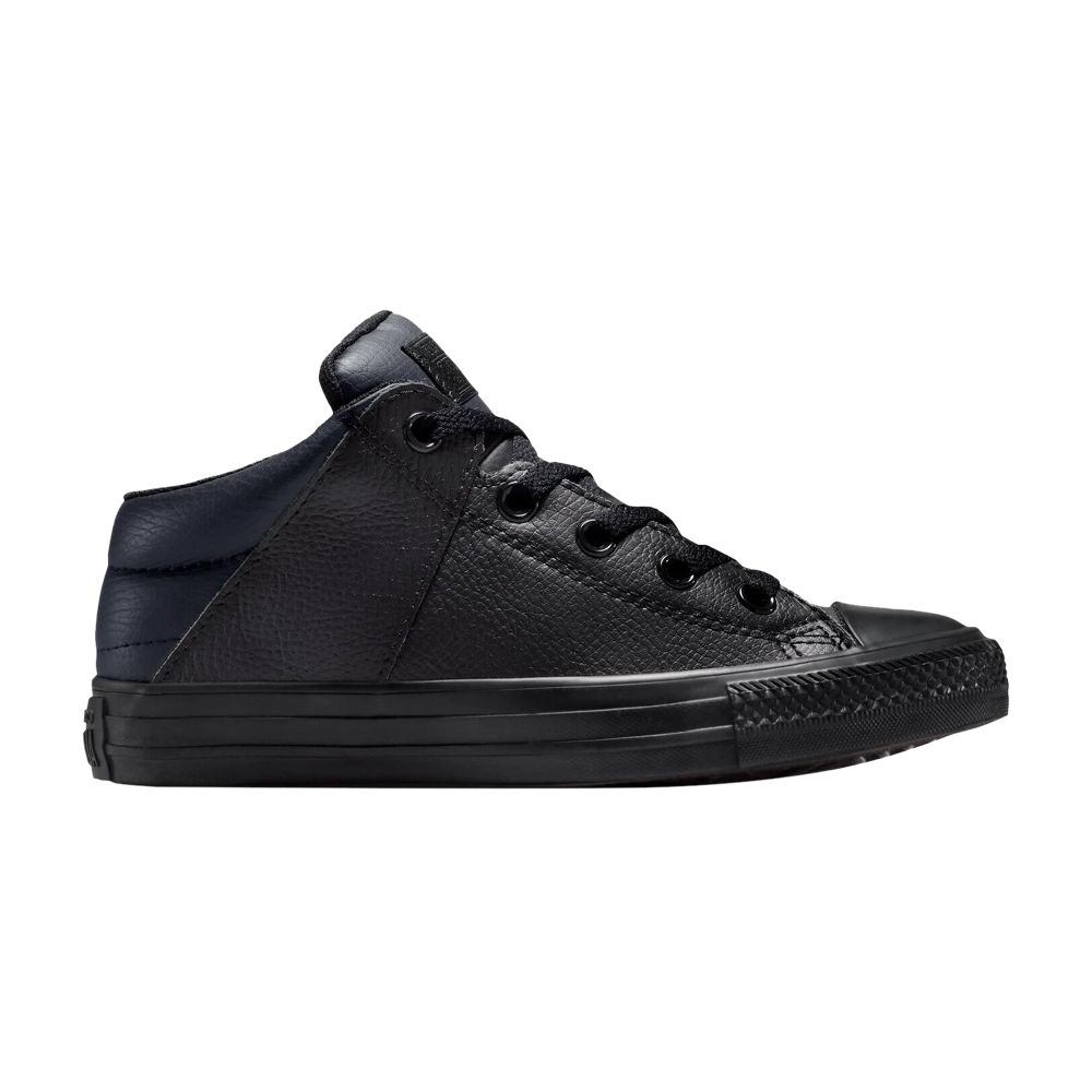 Pre-owned Converse Chuck Taylor All Star Axel Mid Gs 'triple Black' | Kid's Size 5