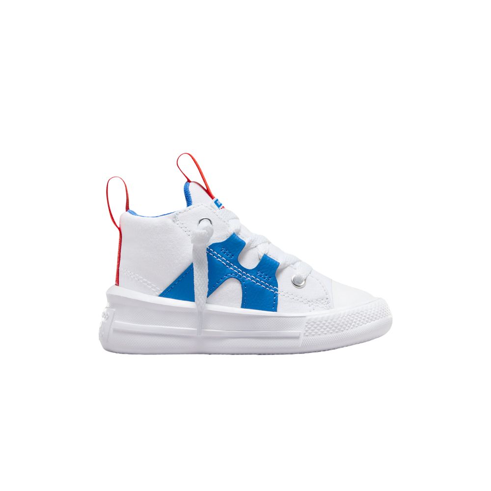 Pre-owned Converse Chuck Taylor All Star Ultra Mid Td 'foundational Canvas - White Blue Slushy' | Infant Size