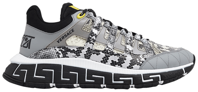 Versace Trigreca Grey Snakeskin