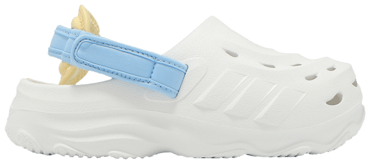 Adidas Maxxclog K White Clear Sky Orange Tint