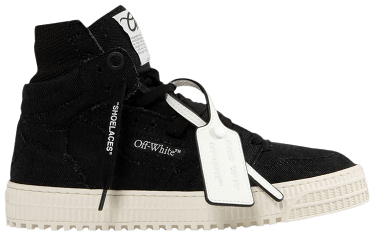 Off White Off Court 30 High Black Denim