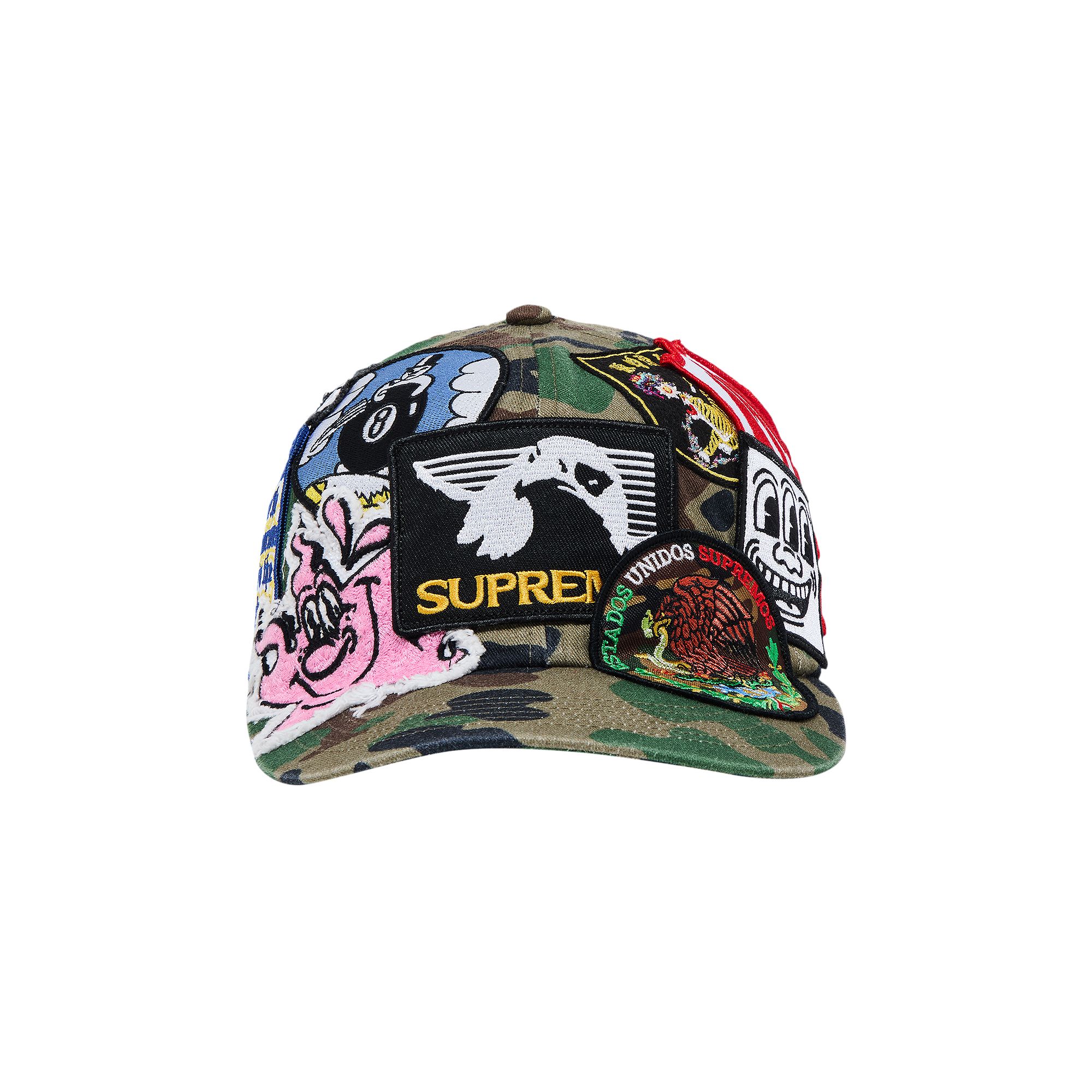 Pre-owned Supreme Patches 6-panel 'olive Camo' | Green | Men's Size Onesize