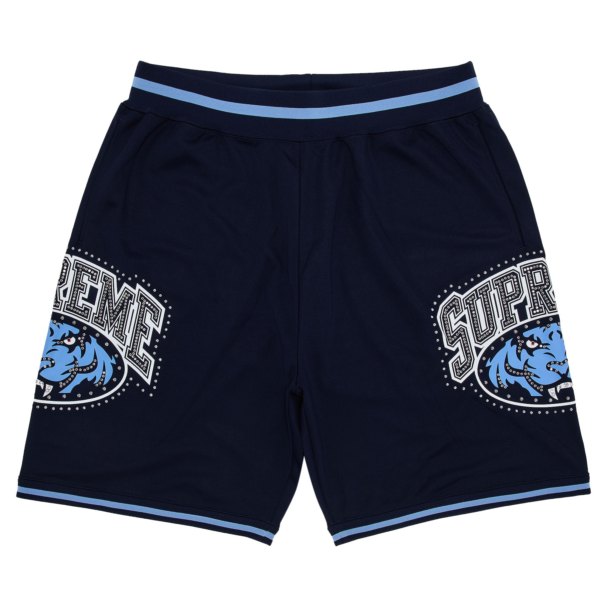 Pre-owned Supreme Studded Basketball Short 'navy' | Blue | Men's Size L