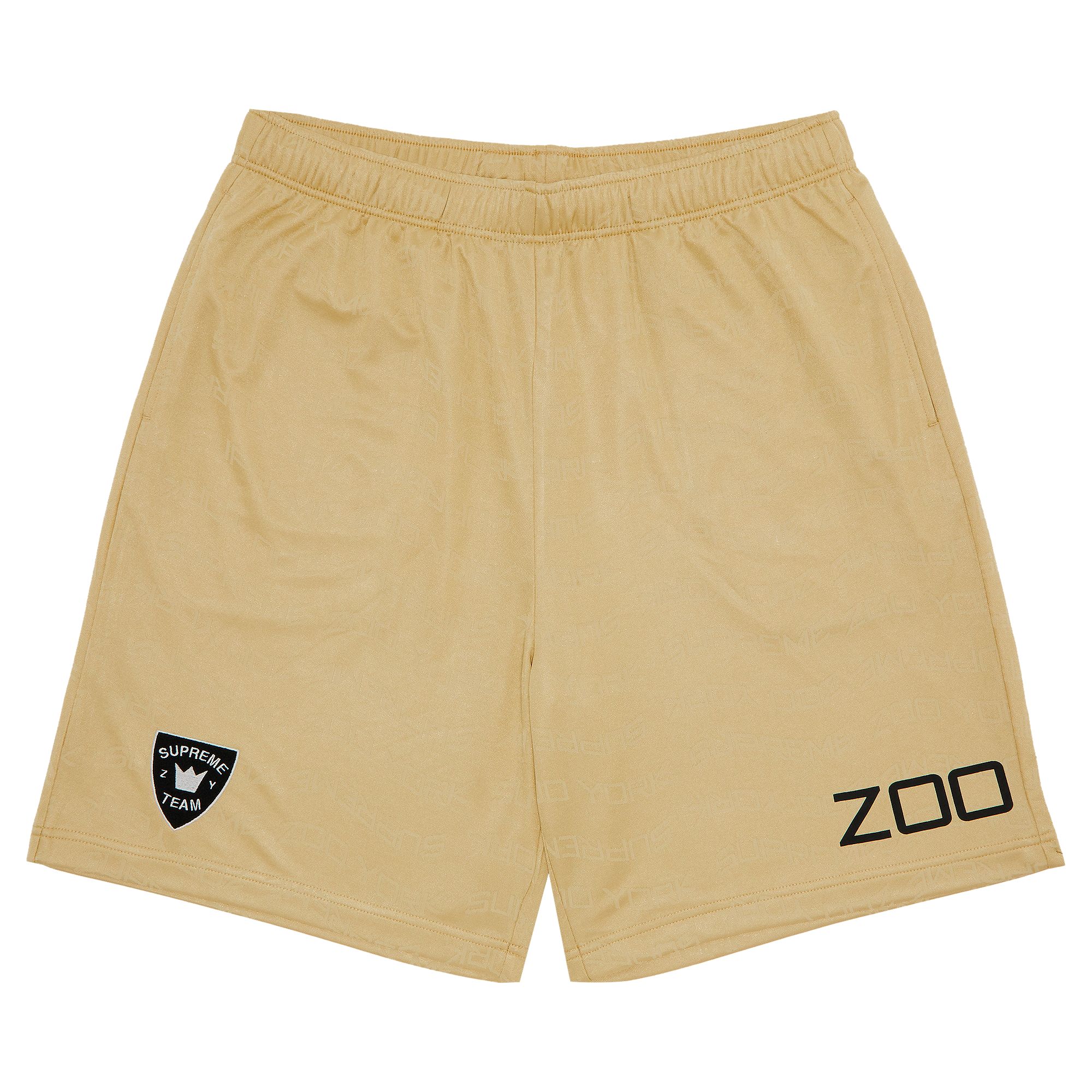 Pre-owned Supreme X Zoo York Soccer Short 'gold' | Men's Size L
