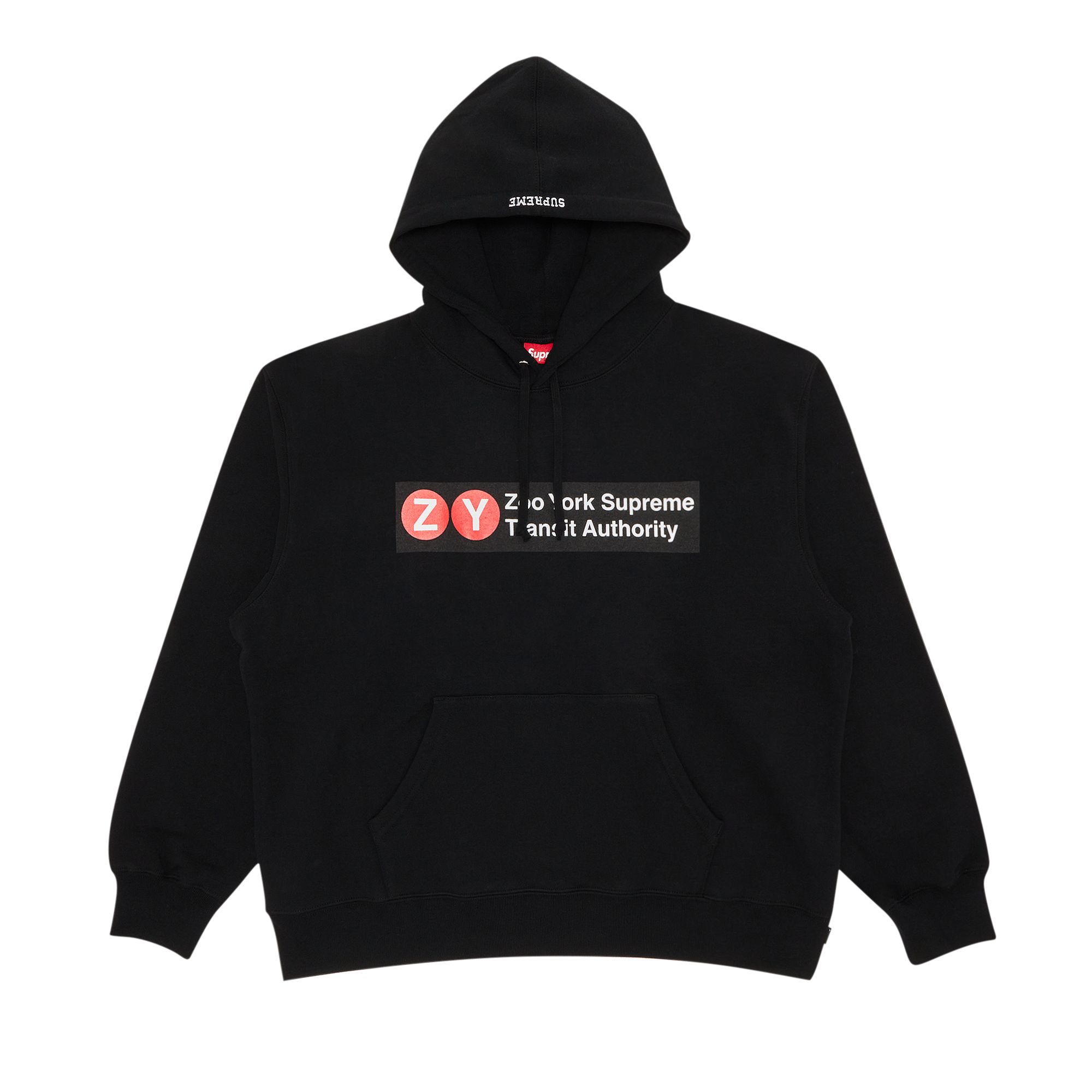 Pre-owned Supreme X Zoo York Hooded Sweatshirt 'black' | Men's Size M