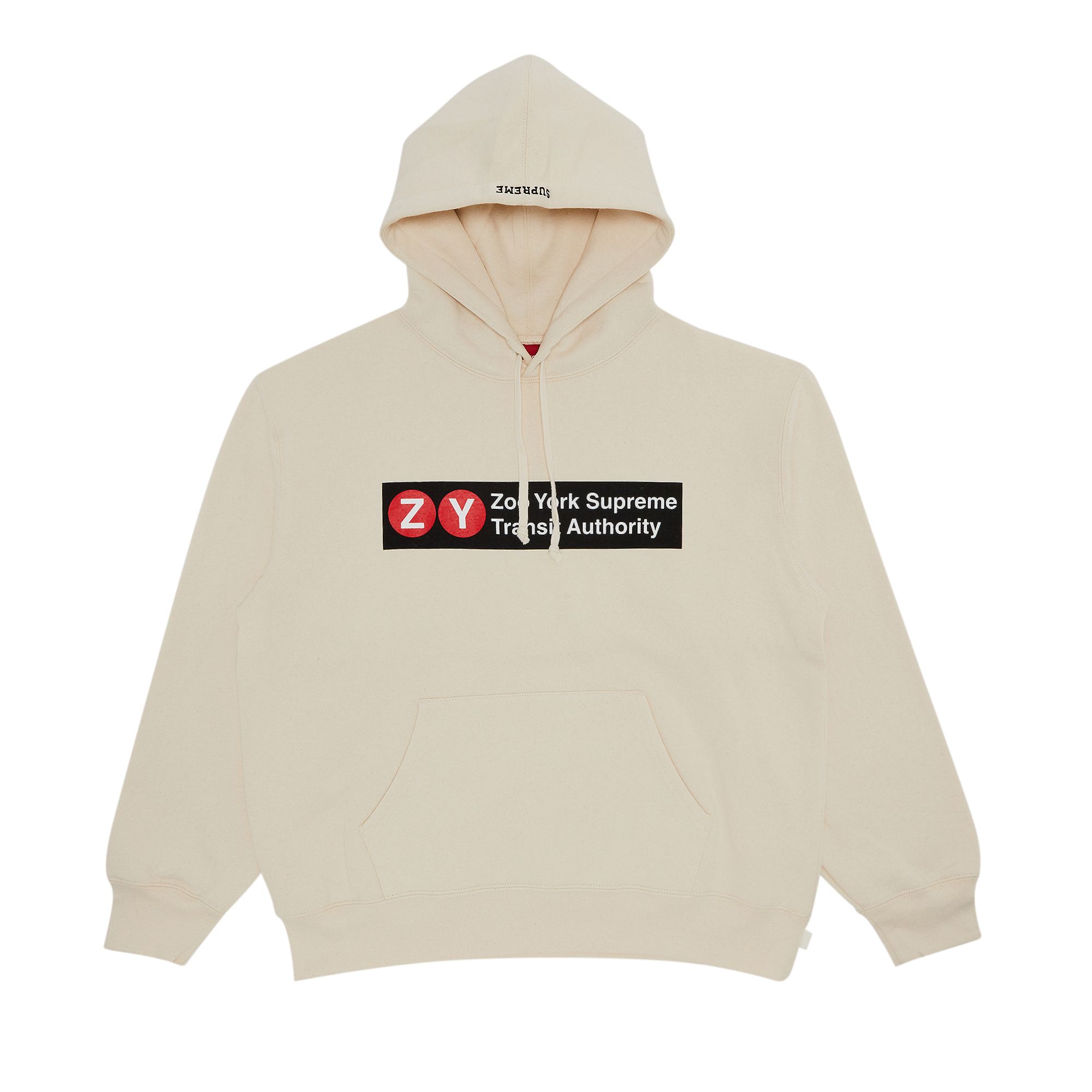 Pre-owned Supreme X Zoo York Hooded Sweatshirt 'natural' | Cream | Men's Size Xl