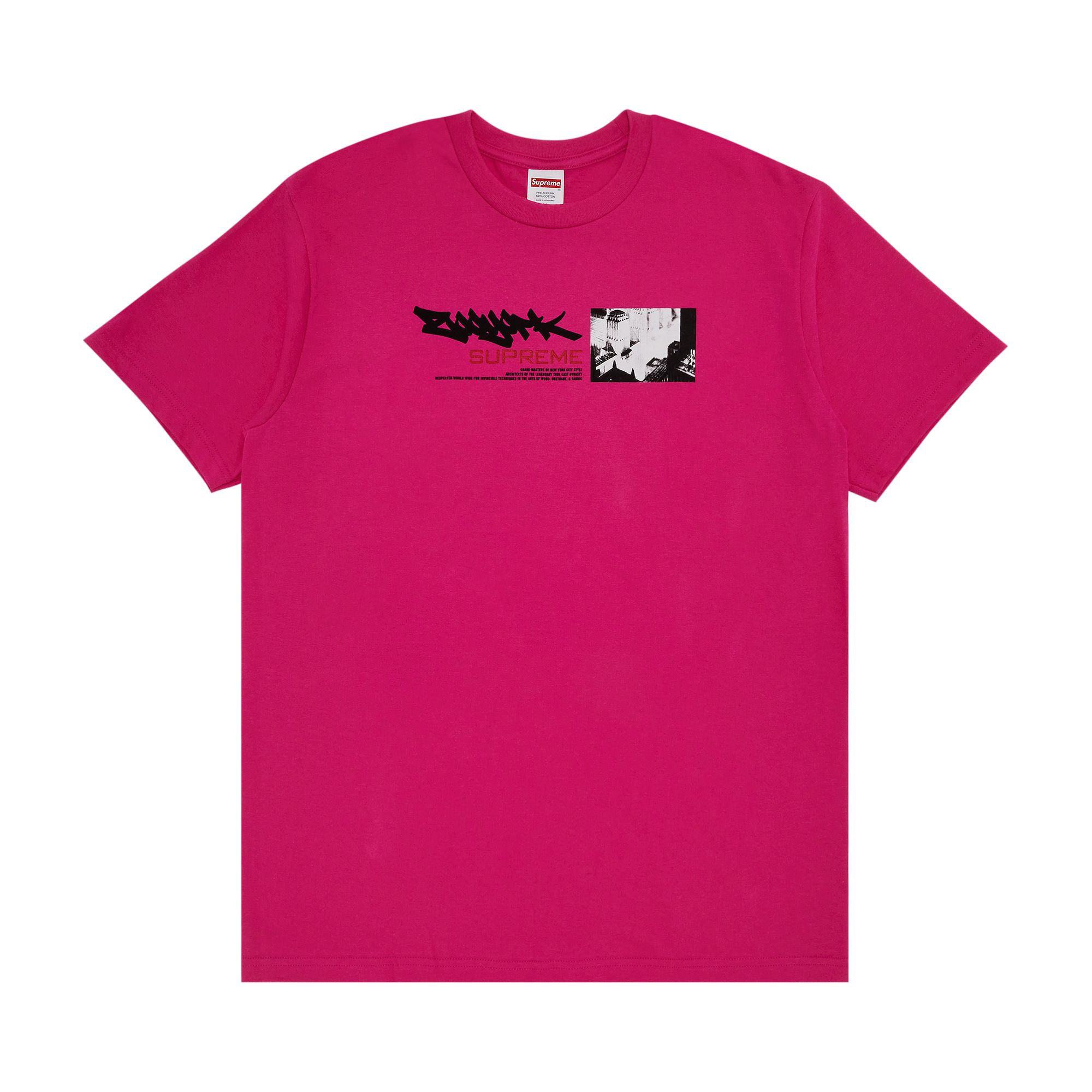 Pre-owned Supreme X Zoo York Dynasty Tee 'fuchsia' | Pink | Men's Size Xxl