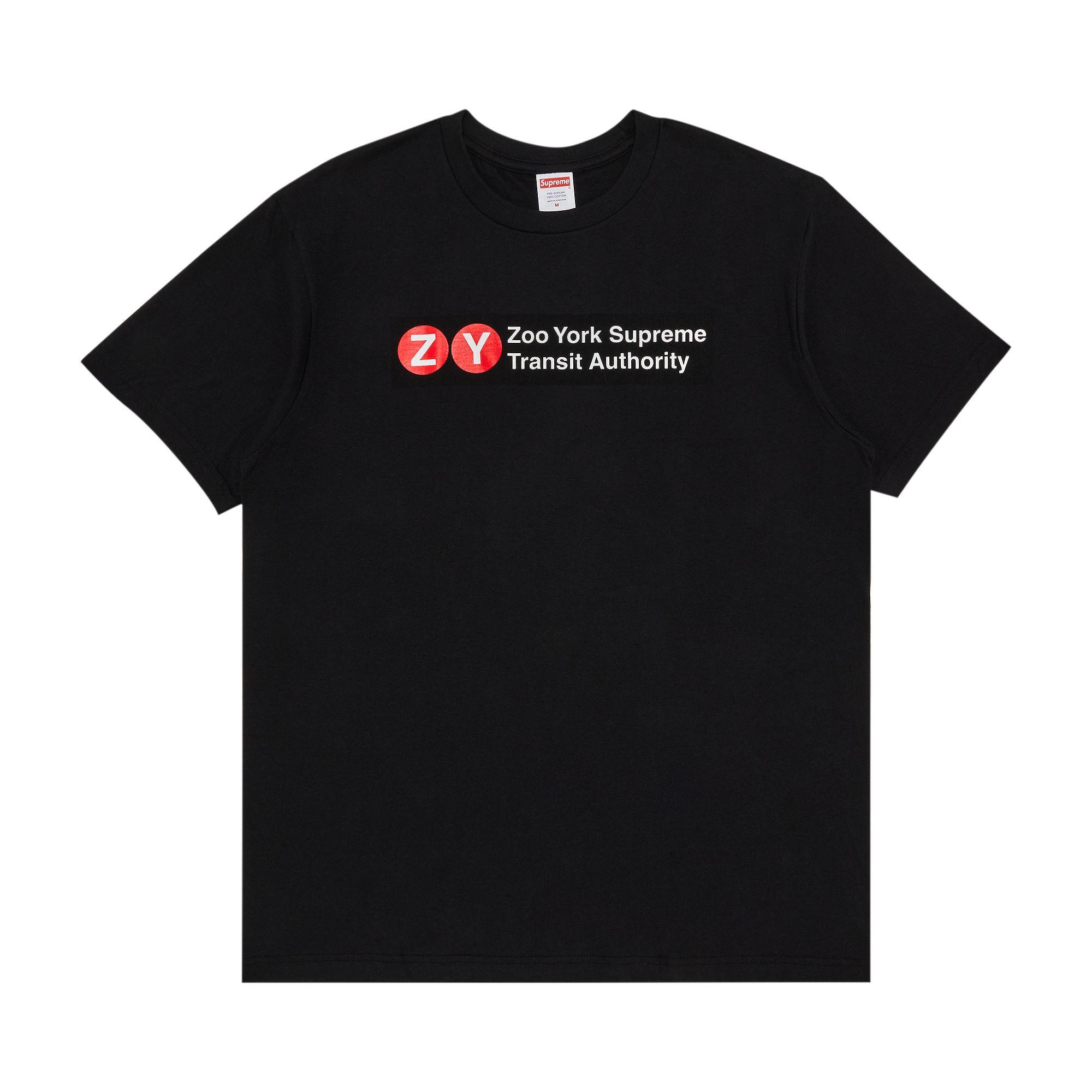 Pre-owned Supreme X Zoo York Transit Tee 'black' | Men's Size Xxl