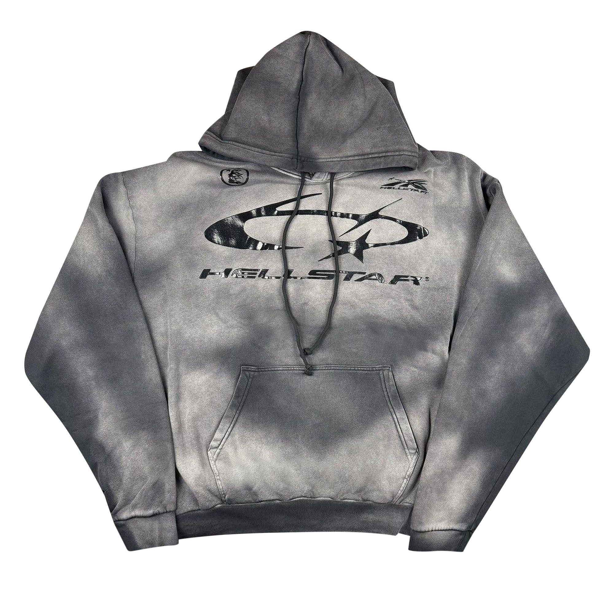 Pre-owned Hellstar Sports Hoodie 'grey' | Men's Size M