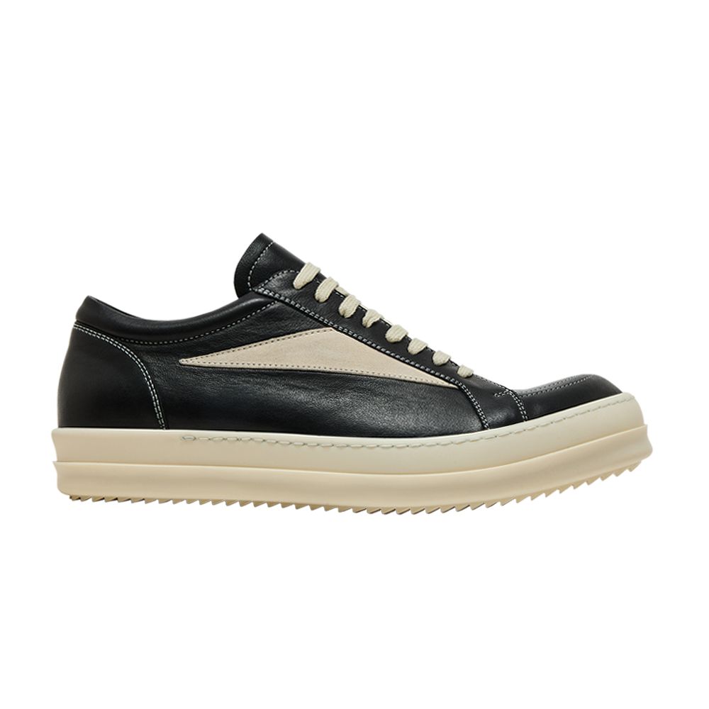 Pre-owned Rick Owens Hollywood Vintage Low 'black Milk' | Men's Size 40