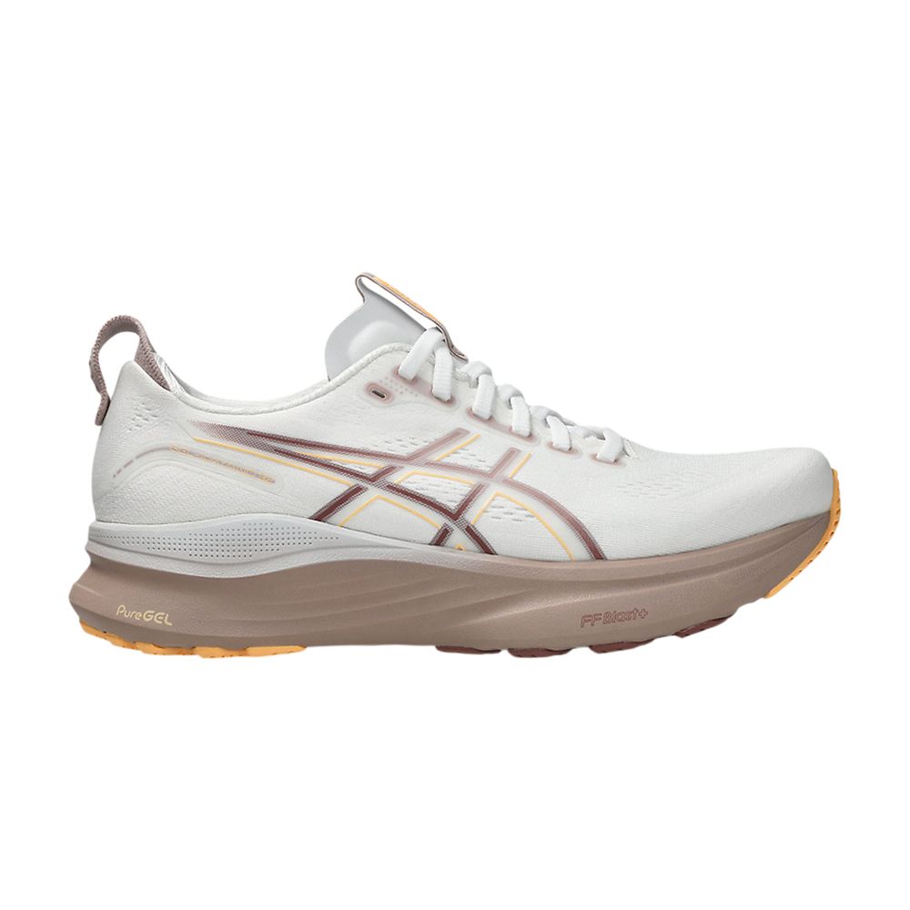 Pre-owned Asics Wmns Gel Kayano 32 Wide 'white Taupe Orange Glow' | Women's Size 9.5