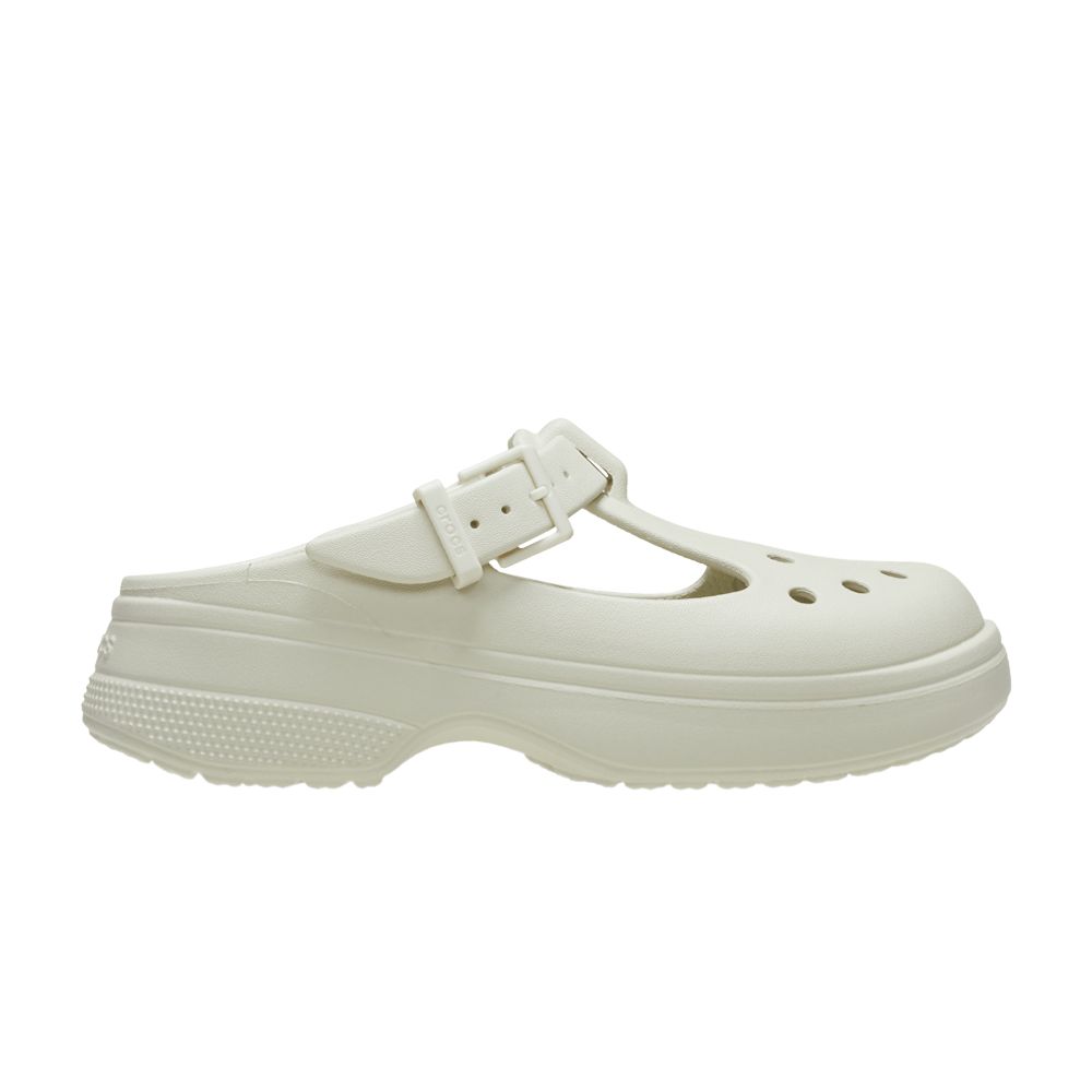 Pre-owned Crocs Mary Jane Clog 'linen' | Cream | Men's Size 2