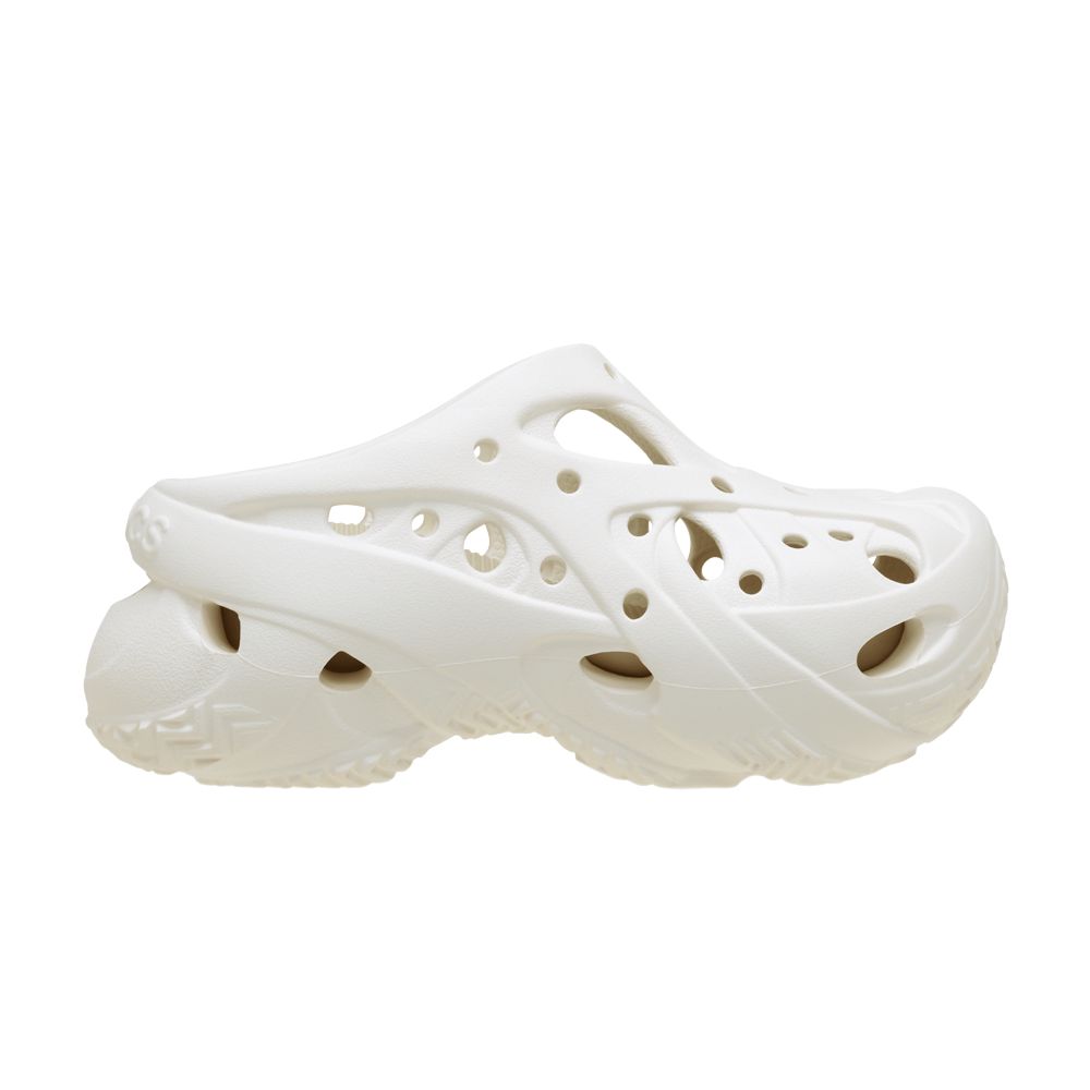 Pre-owned Crocs Wmns Caged Clog 'chalk' | Cream | Women's Size 6 In Beige