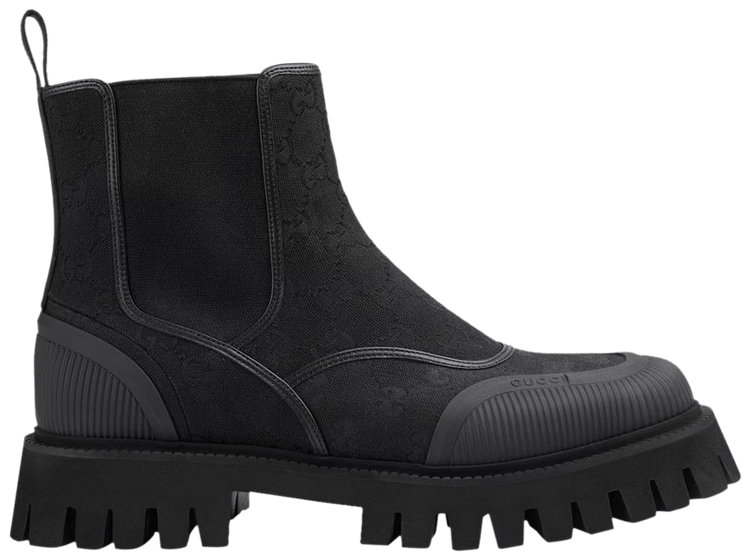 Gucci GG Ankle Boot Triple Black