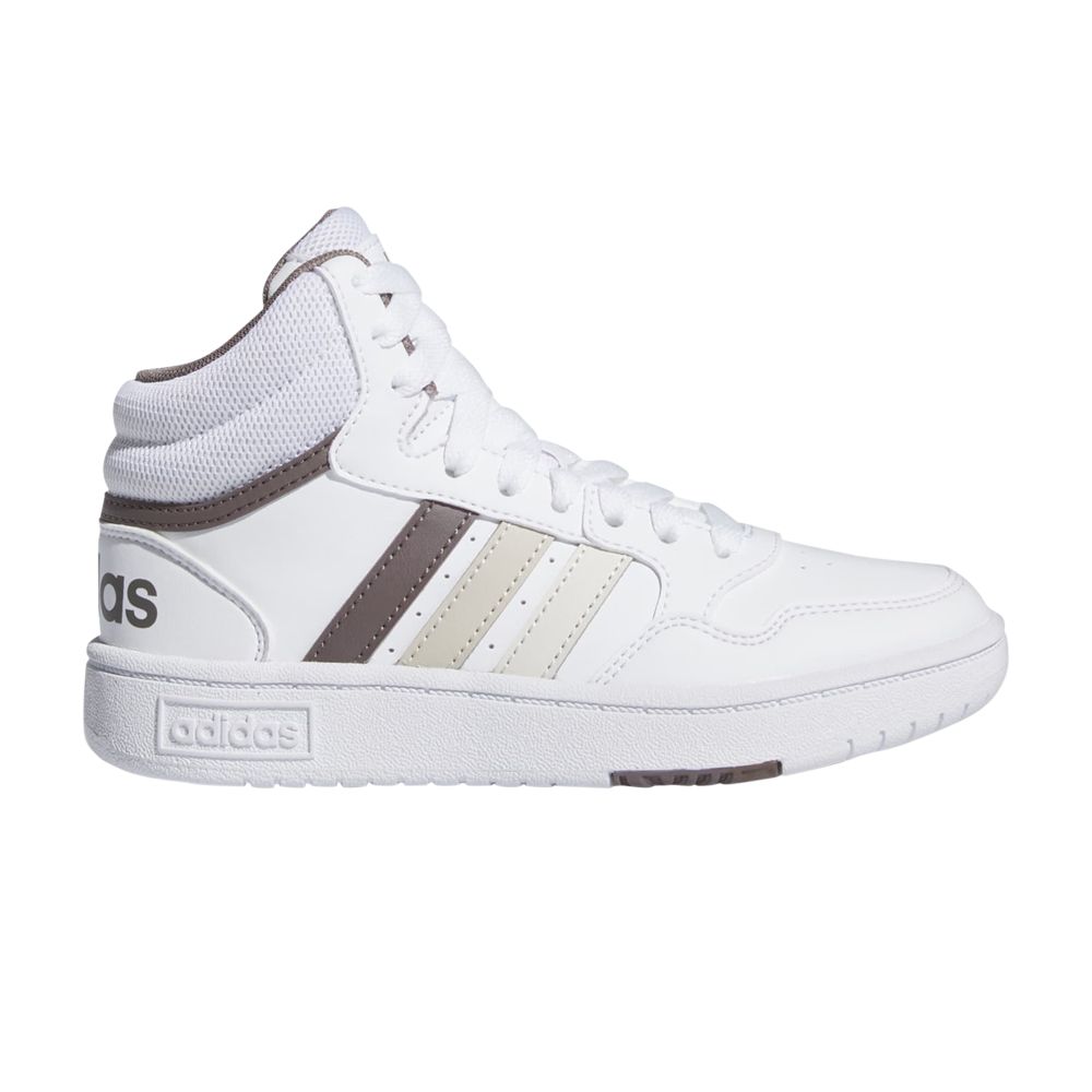 adidas Hoops Mid K 'White Orbit Grey' | Kid's Size 10.5 - IH7894