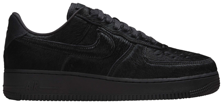 Nike Wmns Air Force 1 Low Black Pony Hair