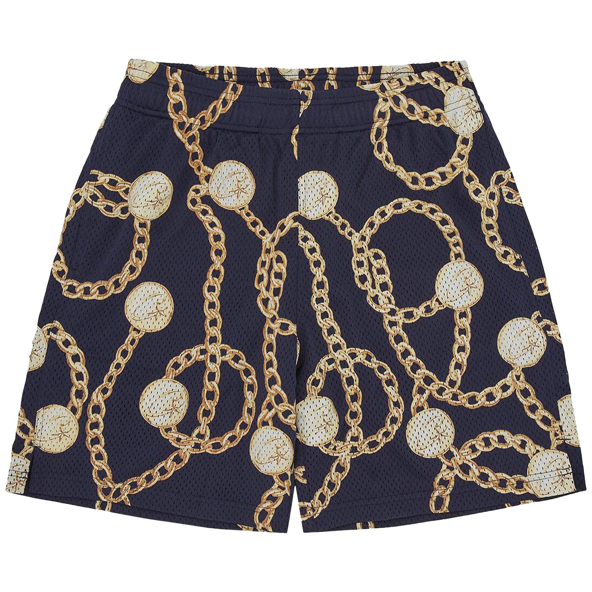 Pre-owned Corteiz Chains Mesh Short 'navy' | Blue | Men's Size L