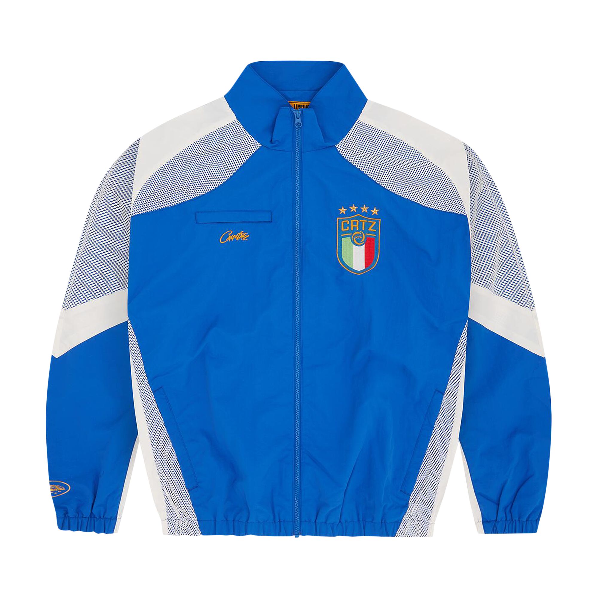Pre-owned Corteiz Italia Shuku Jacket 'blue/white' | Men's Size Xl