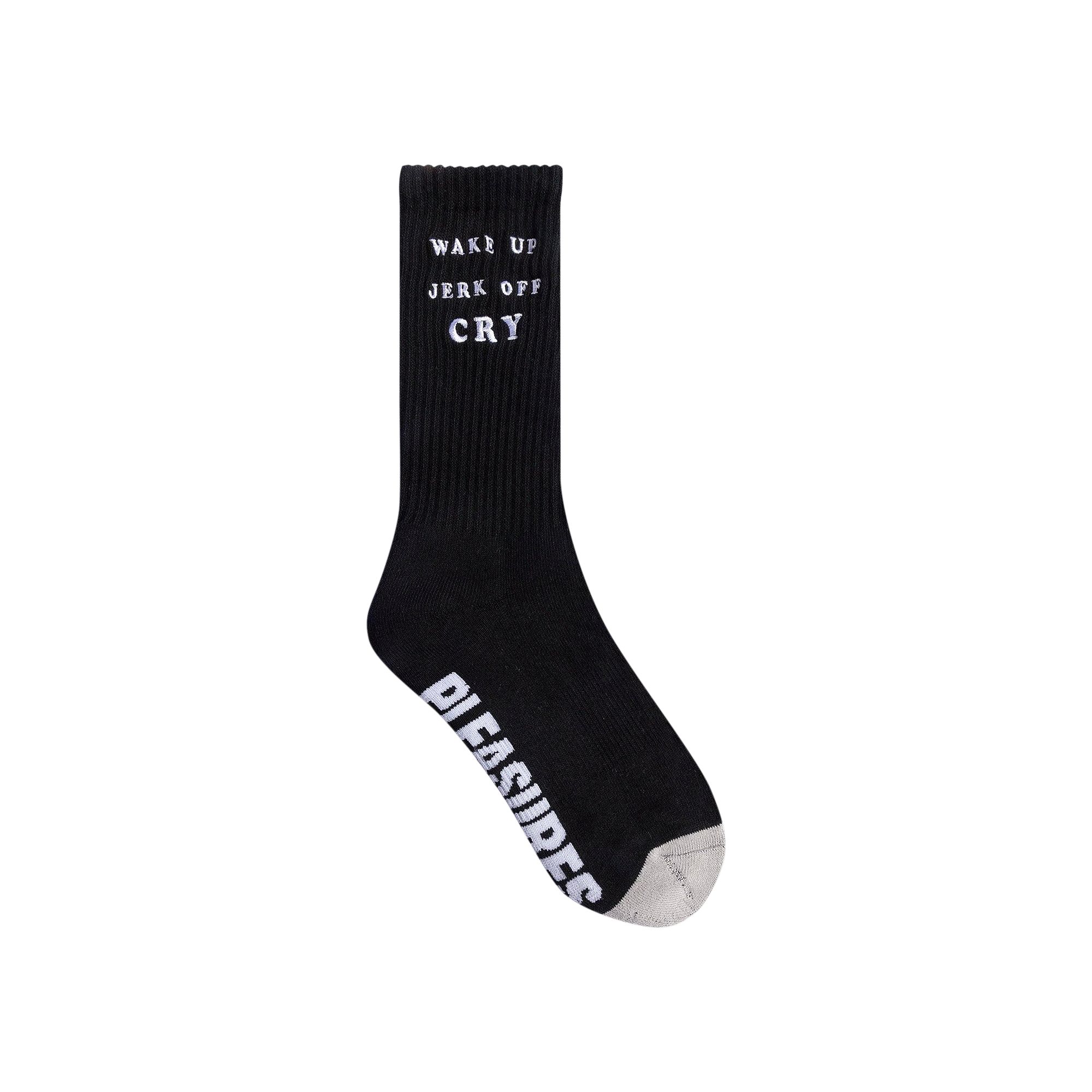 Pre-owned Pleasures Wake Up Socks 'black' | Men's Size Onesize