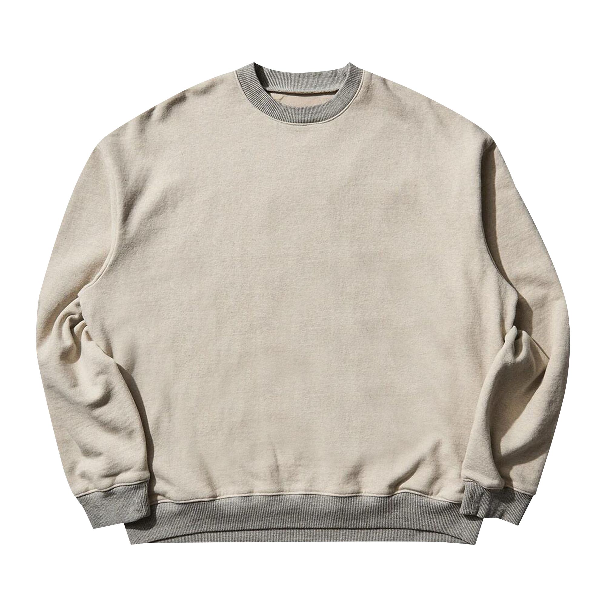 Pre-owned Kapital Top Fleece Knit Bivouac Big Sweatshirt (peckish Maria) 'ecru' | White | Men's Size 3