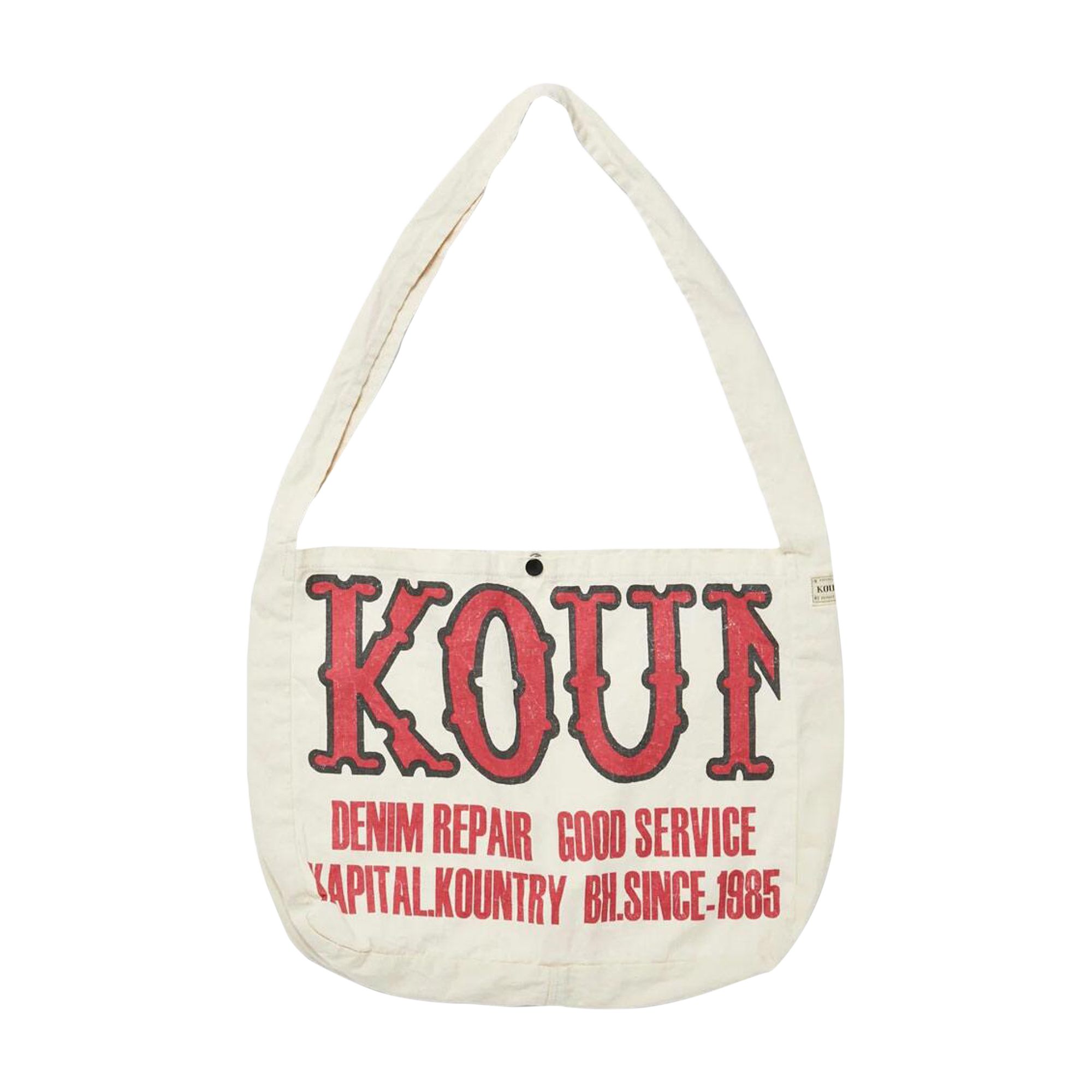 Pre-owned Kapital Kountry Factory Book Bag 'ecru' | White | Men's Size Onesize
