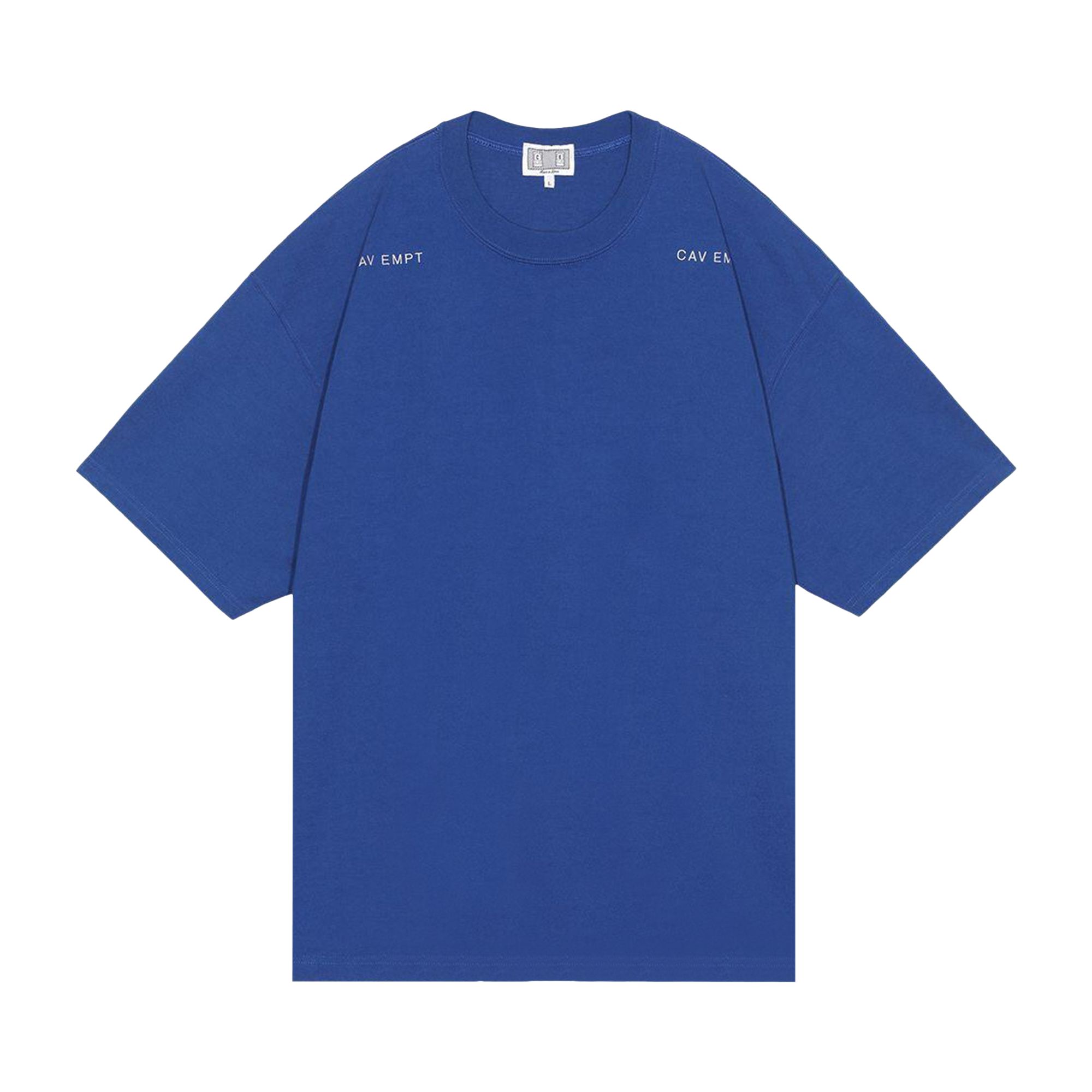 Pre-owned Cav Empt Md The Monitors Heavy T-shirt 'blue' | Men's Size Xl