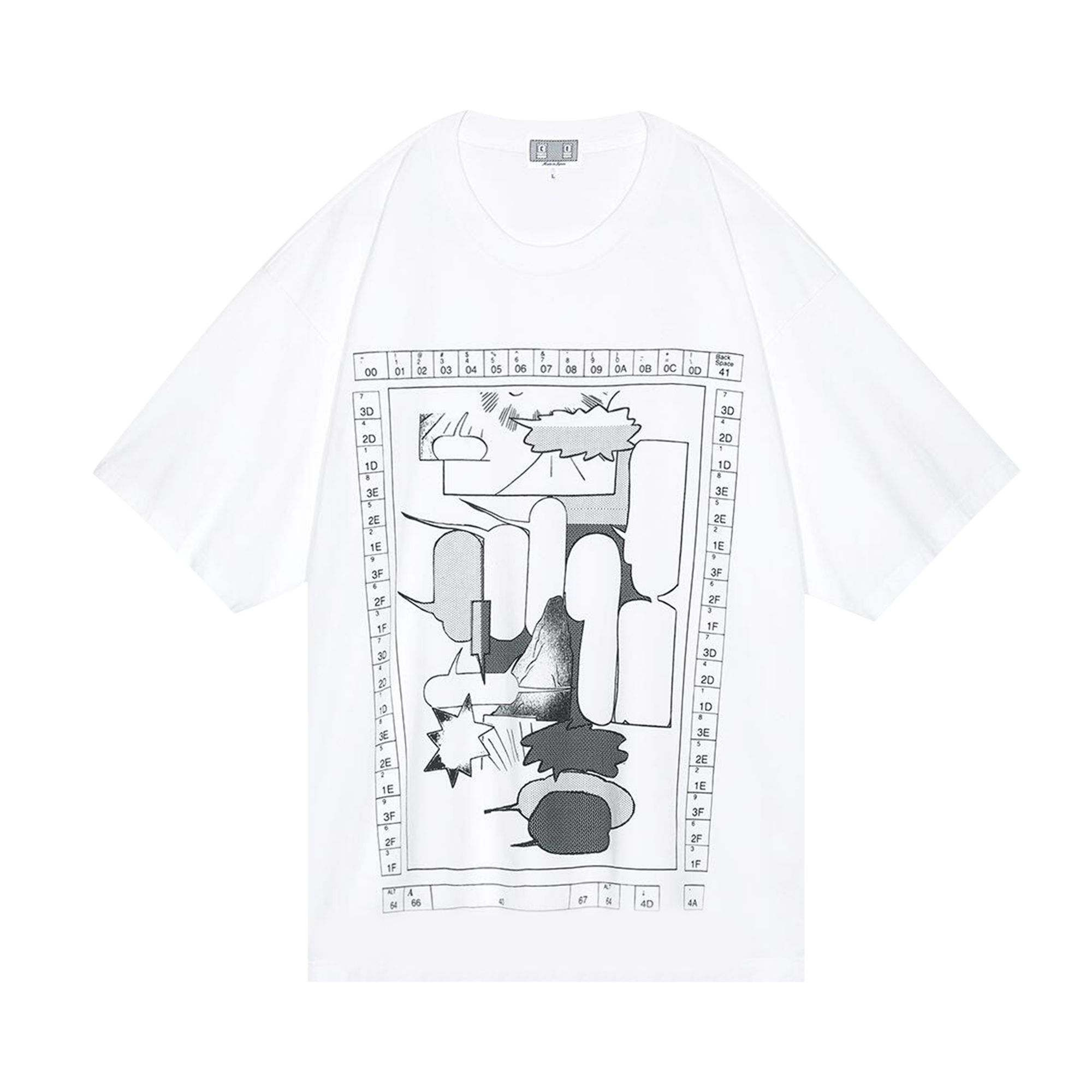 Pre-owned Cav Empt Fk Cv Big T-shirt 'white' | Men's Size Xl