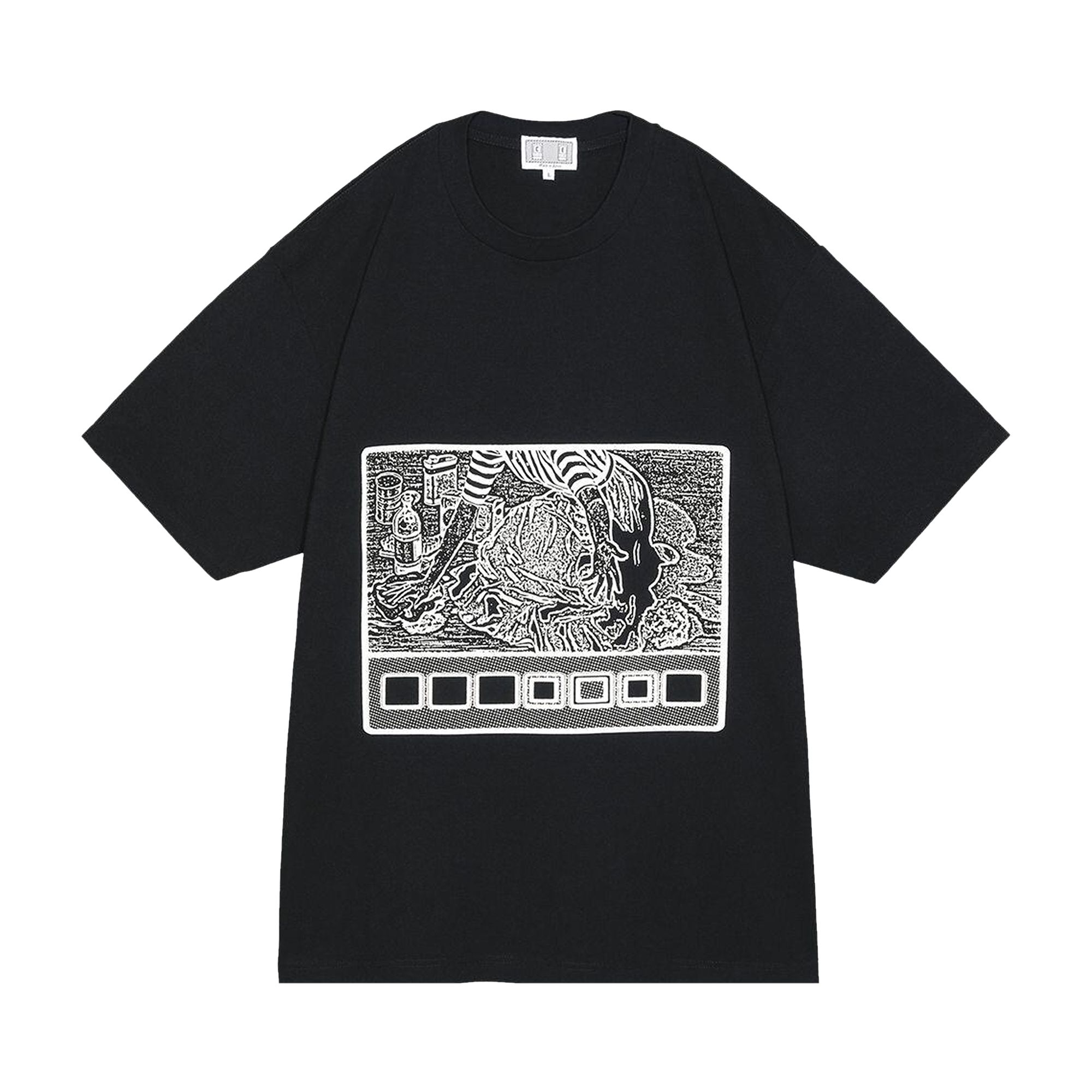 Pre-owned Cav Empt Md Simulsplash T-shirt 'black' | Men's Size M