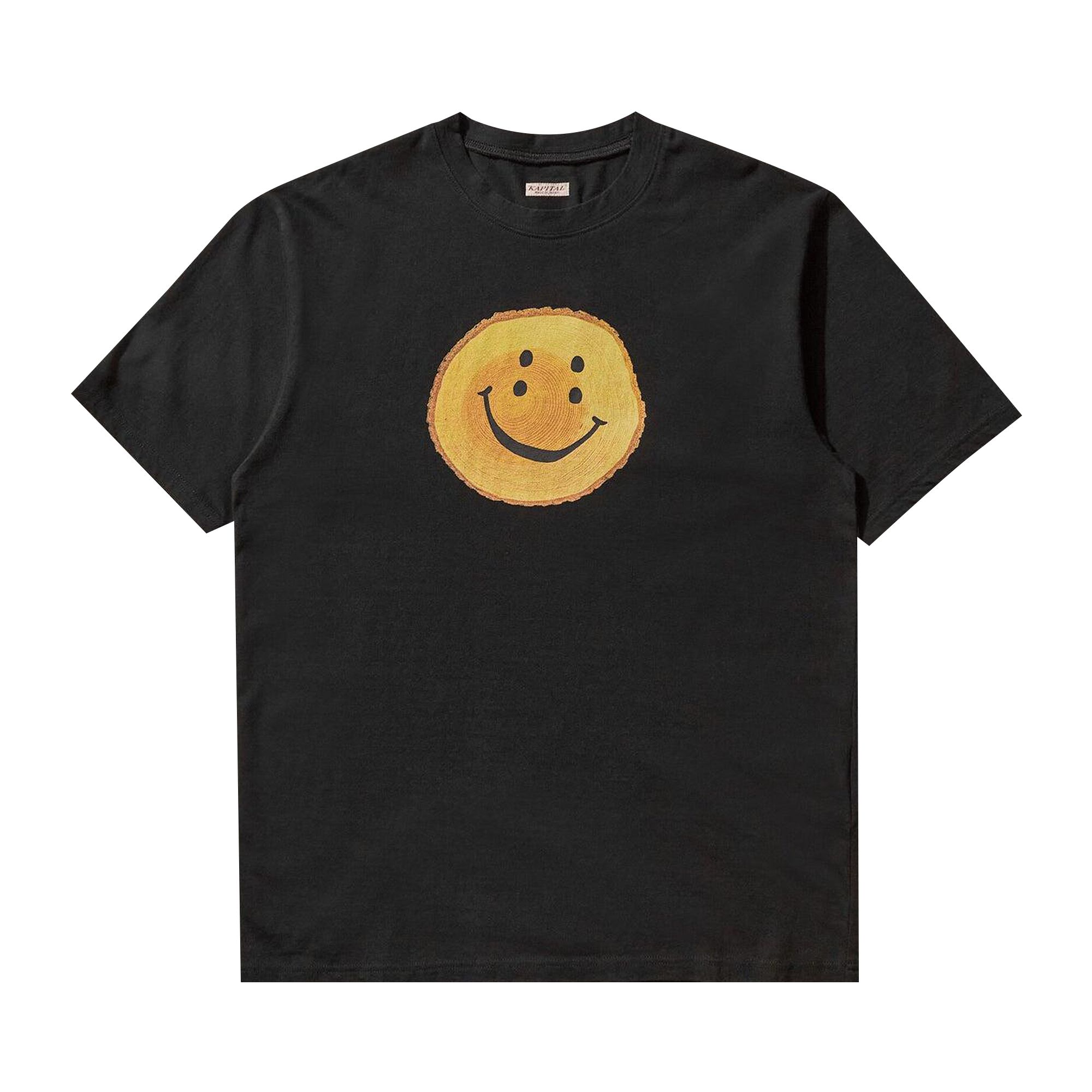 Pre-owned Kapital Jersey Crew T-shirt (rainbowy Trunk) 'black' | Men's Size L